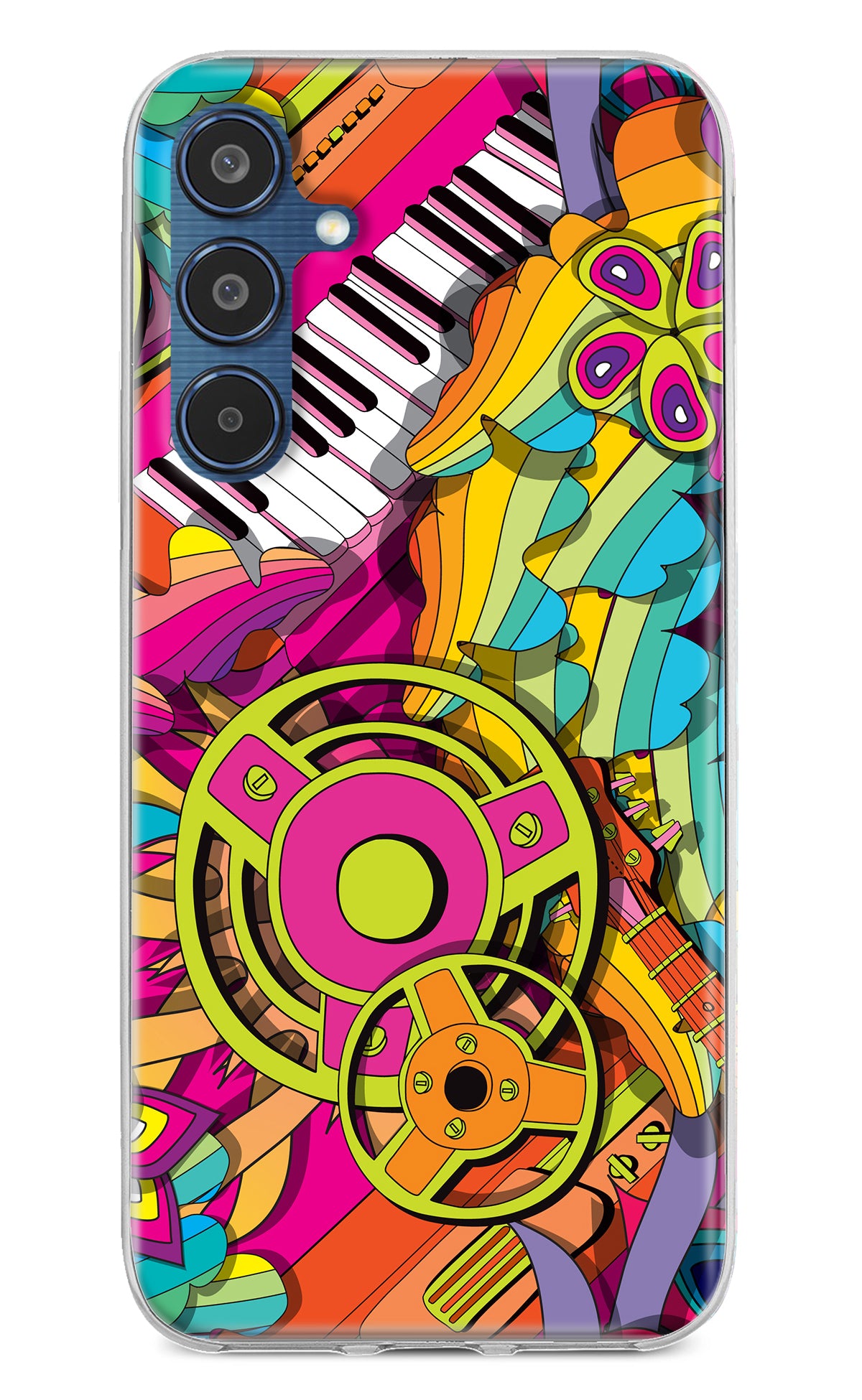 Music Doodle Samsung M35 5G Back Cover