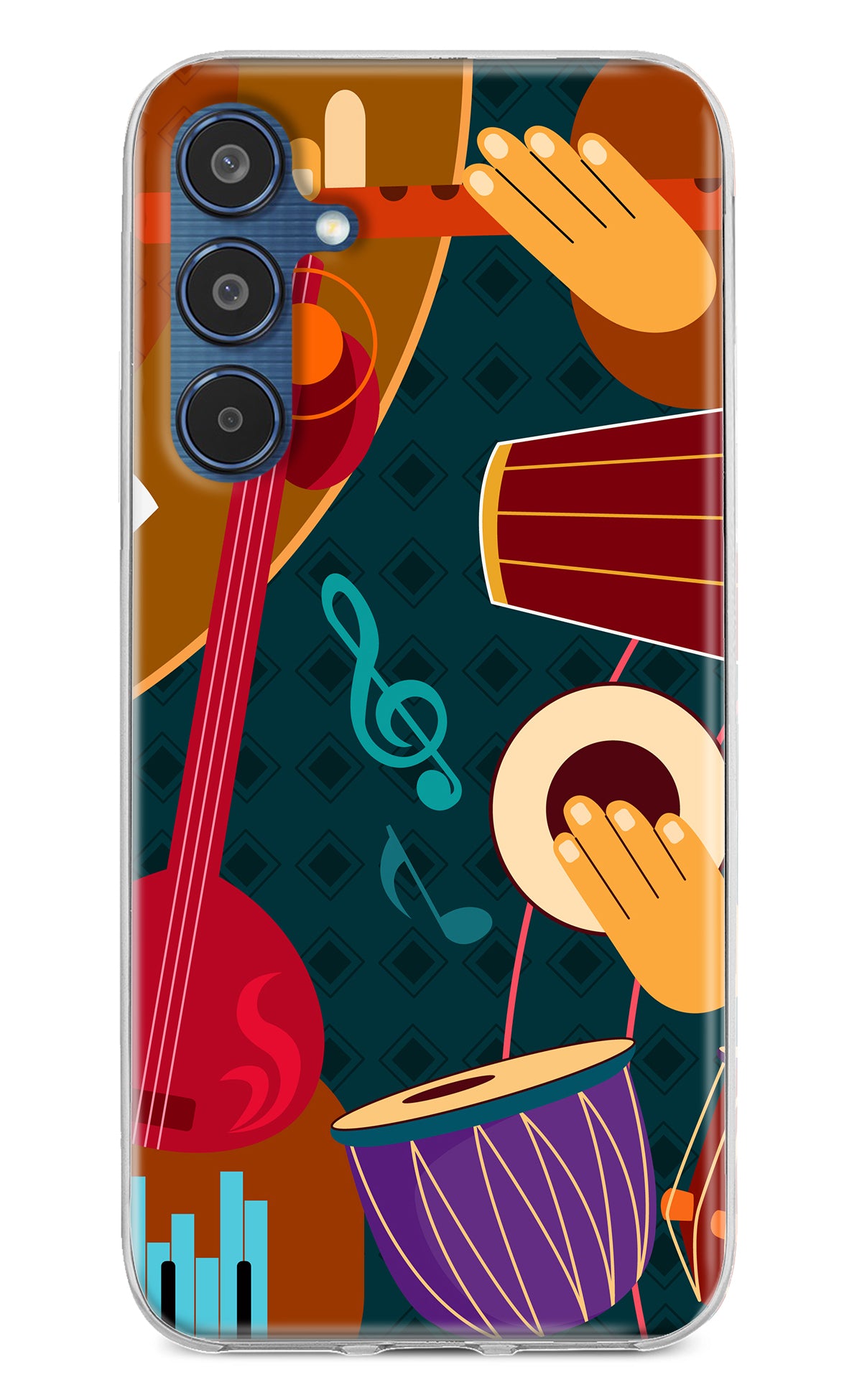 Music Instrument Samsung M35 5G Back Cover