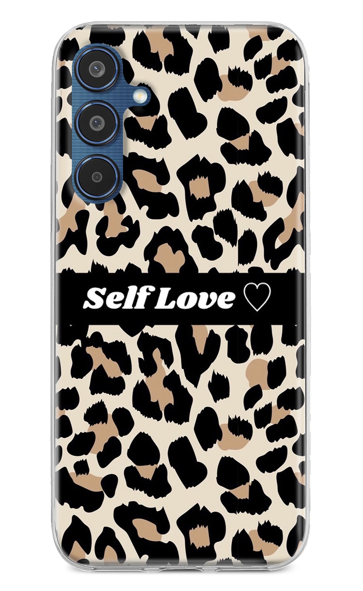 Leopard Print Self Love Samsung M35 5G Back Cover