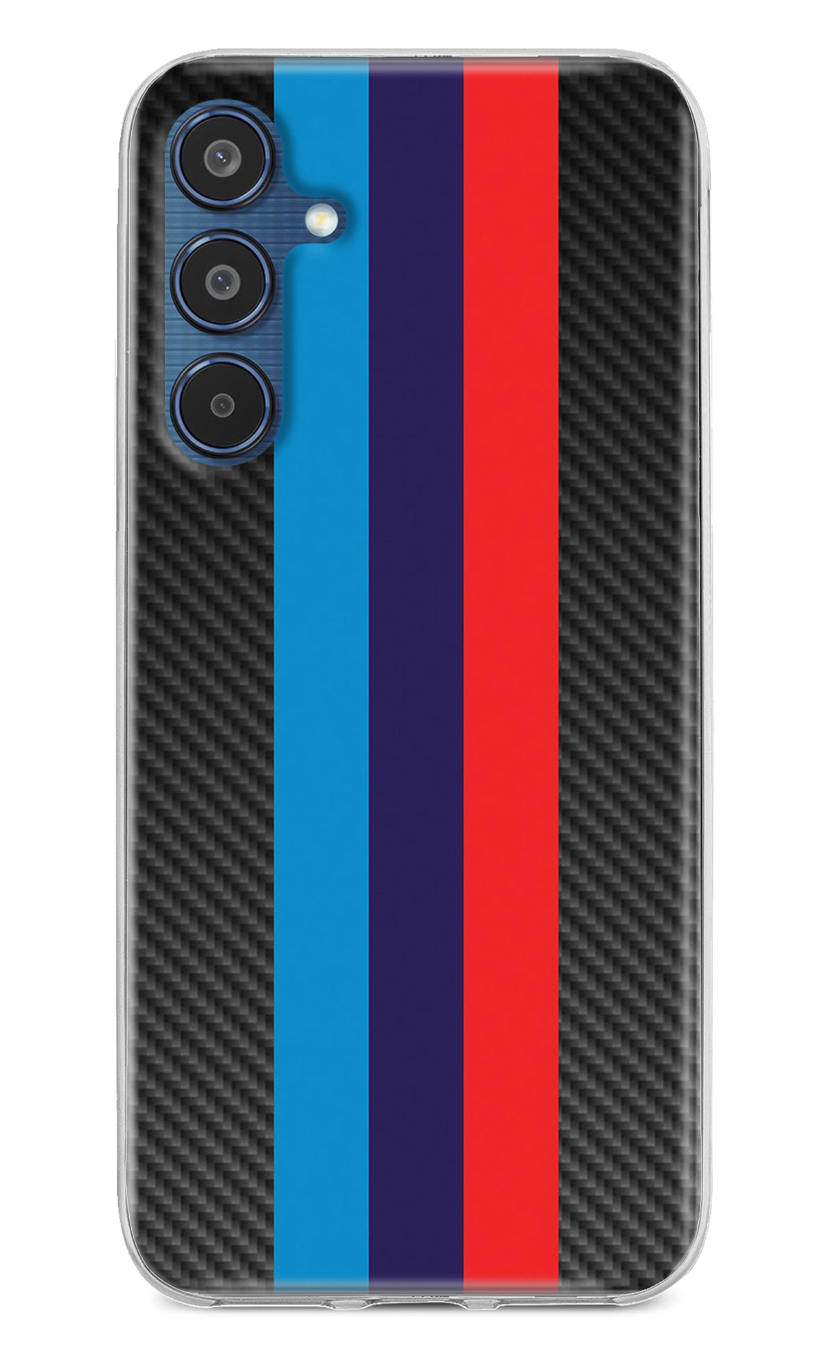 BMW Stripes Pattern Samsung M35 5G Back Cover