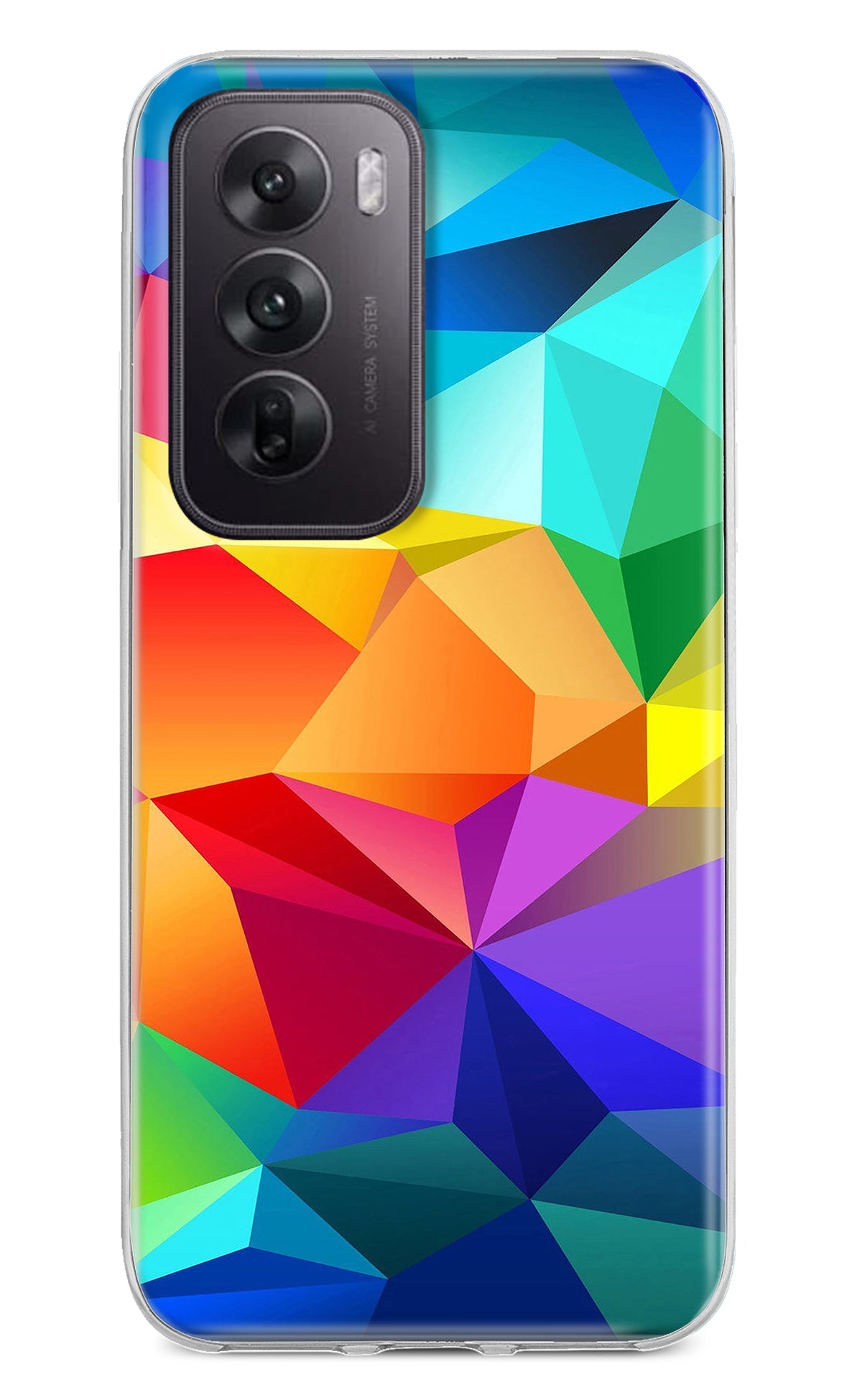 Abstract Pattern Oppo Reno12 5G Back Cover