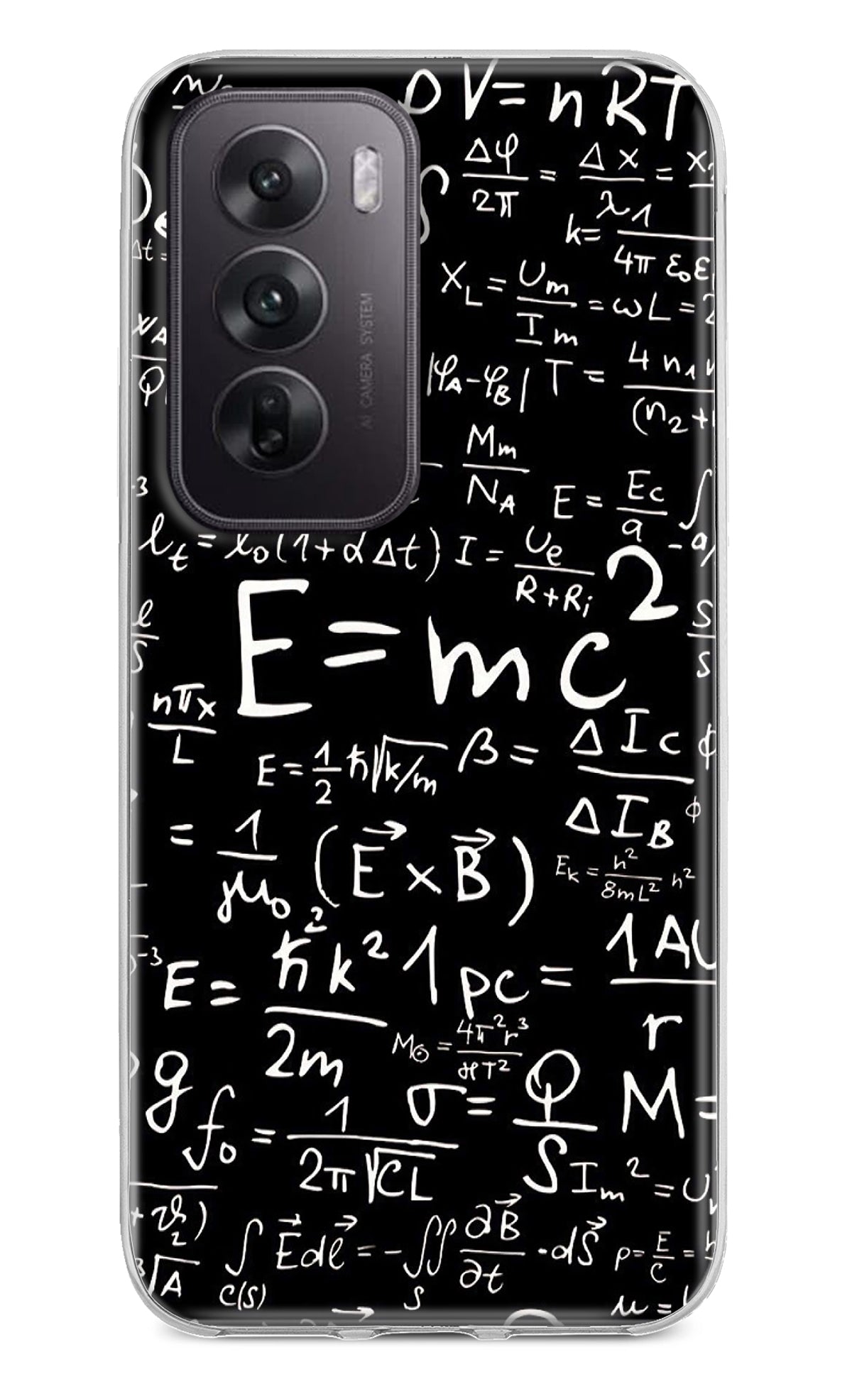 Physics Formula Oppo Reno12 5G Back Cover