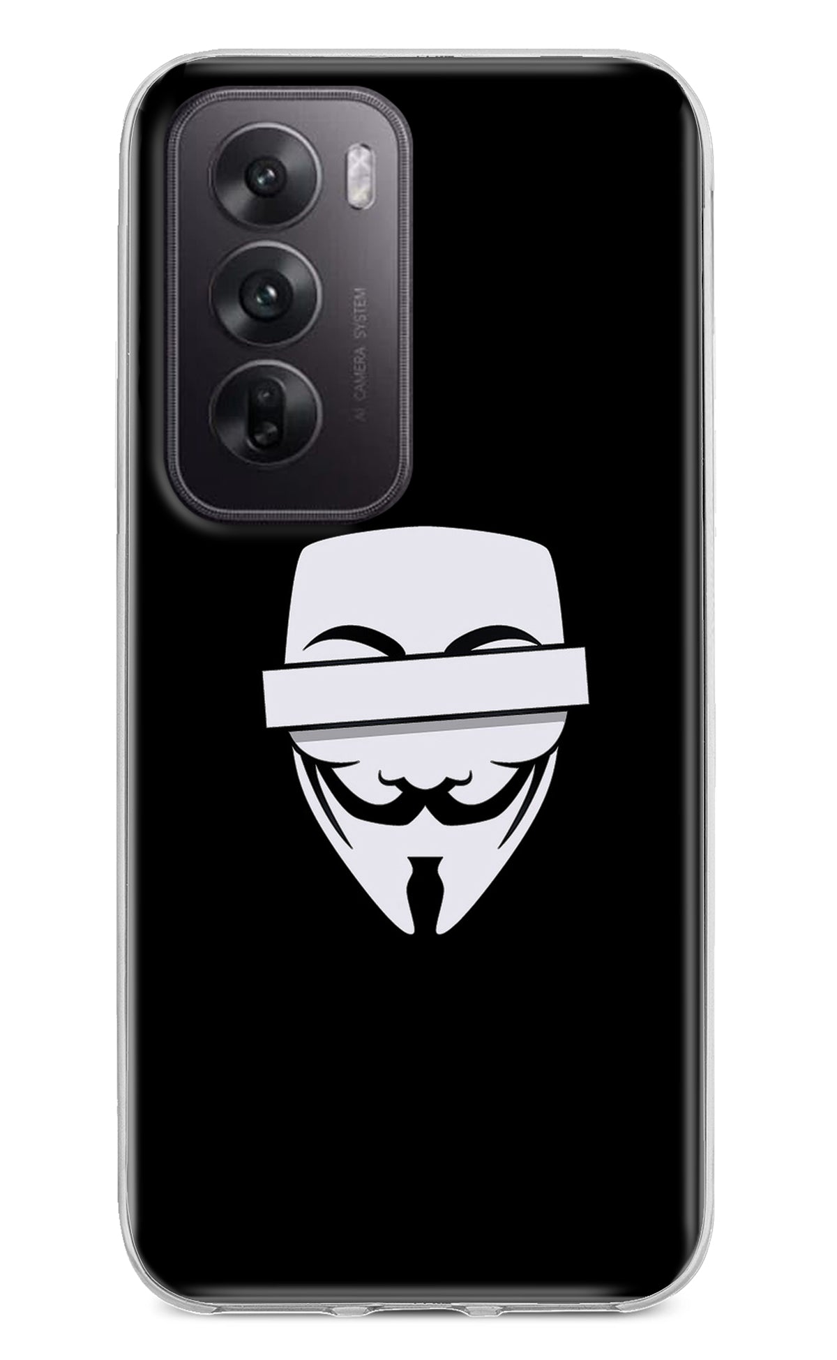 Anonymous Face Oppo Reno12 5G Back Cover