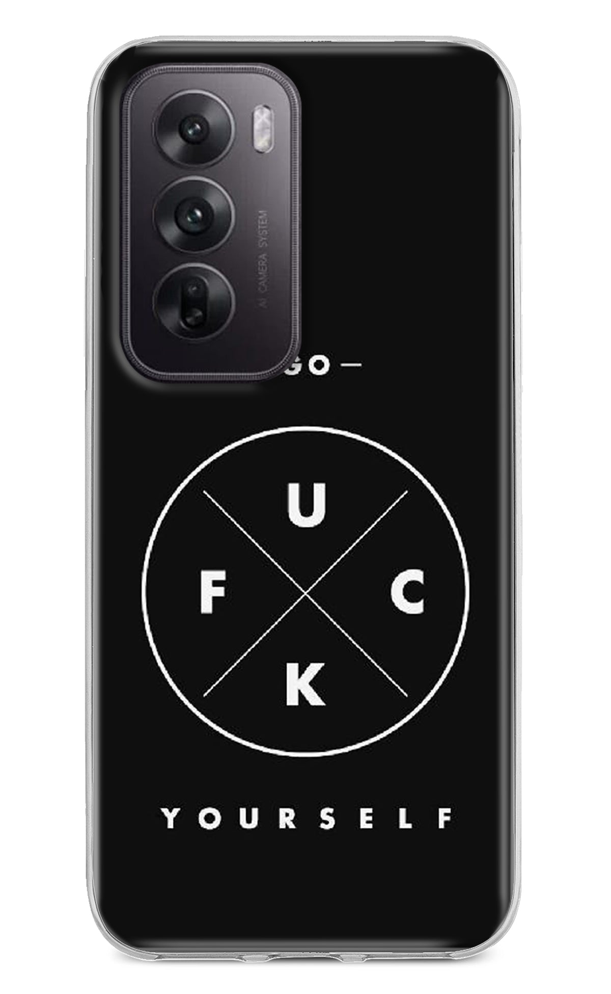 Go Fuck Yourself Oppo Reno12 5G Back Cover