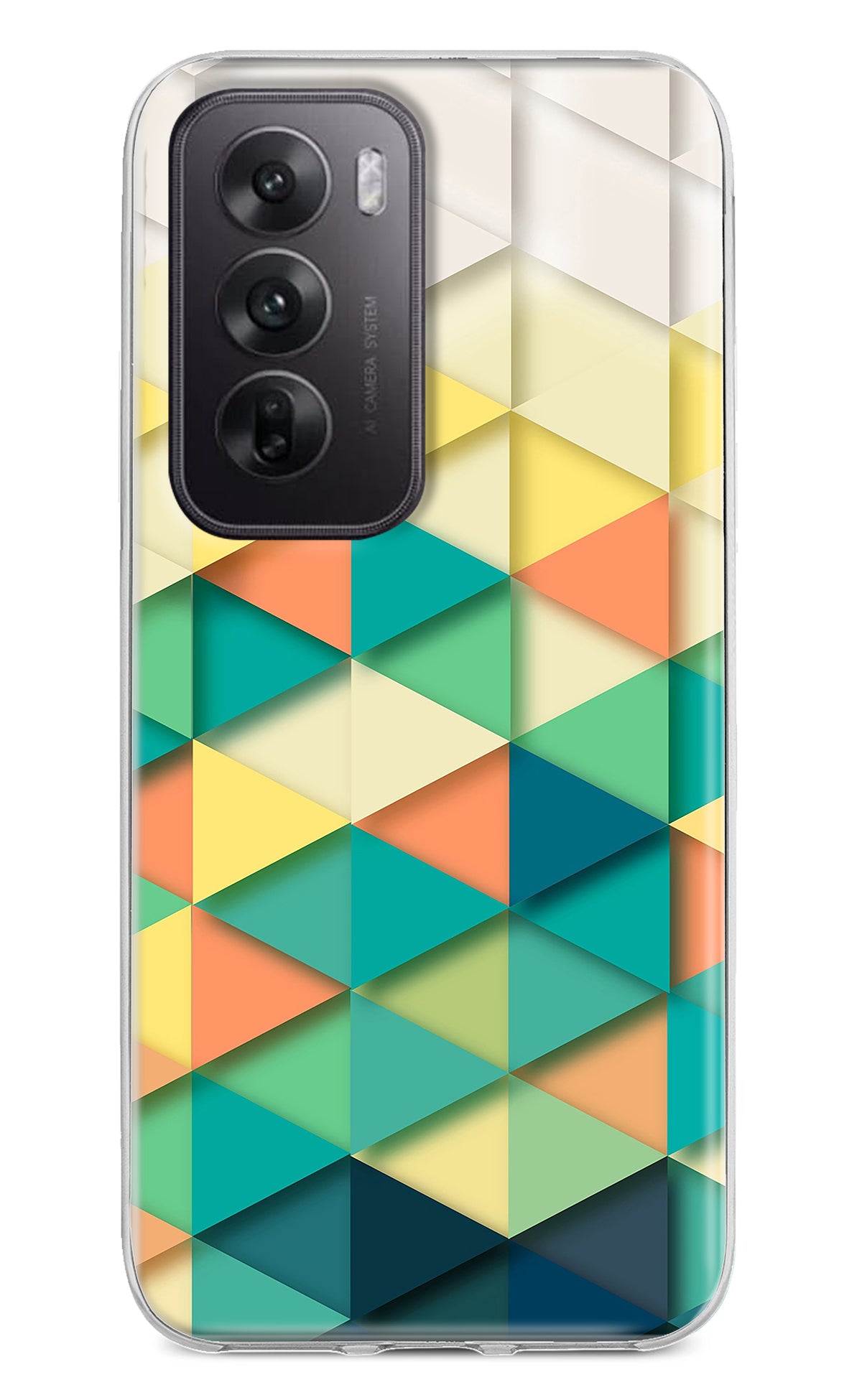 Abstract Oppo Reno12 5G Back Cover