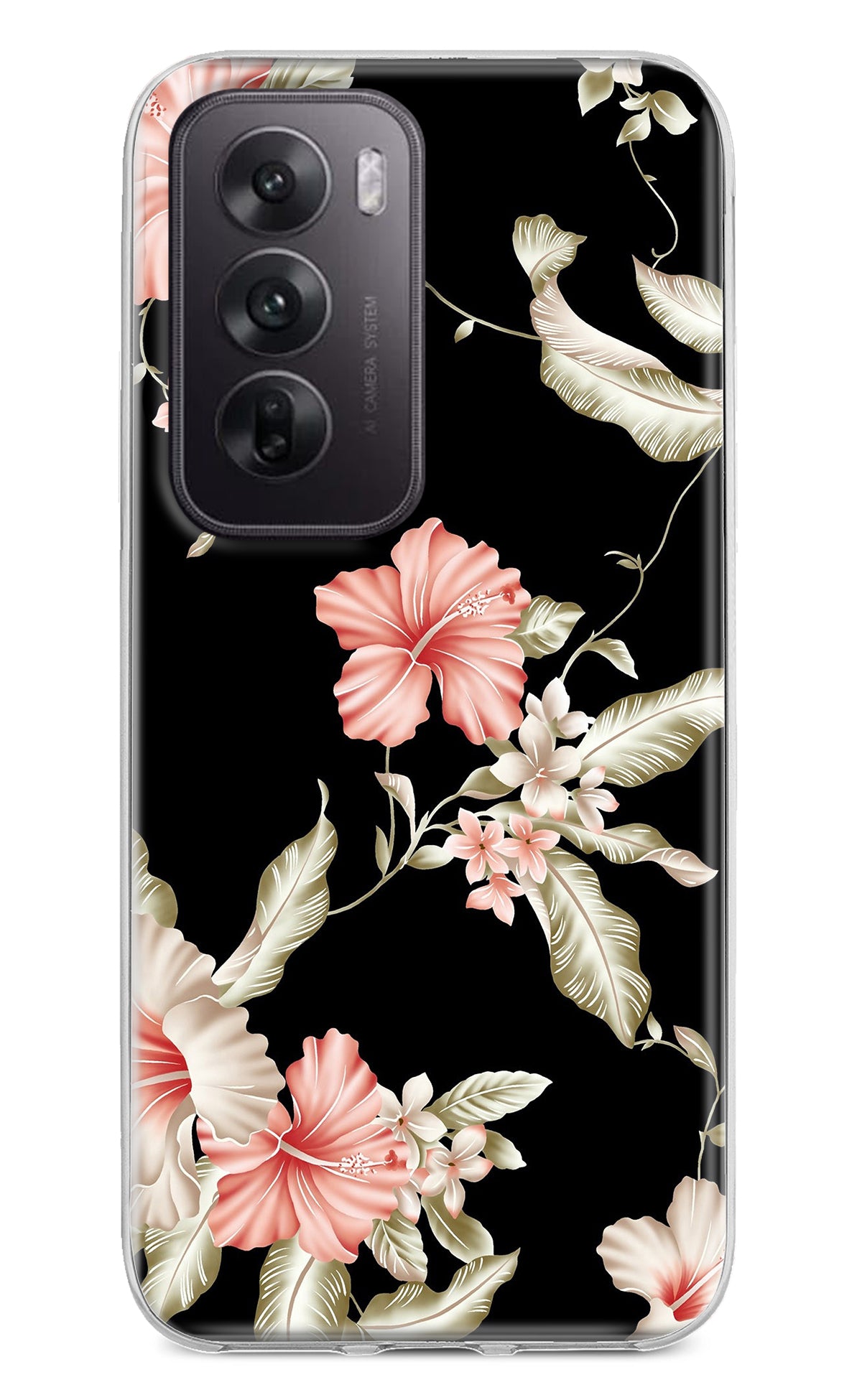 Flowers Oppo Reno12 5G Back Cover