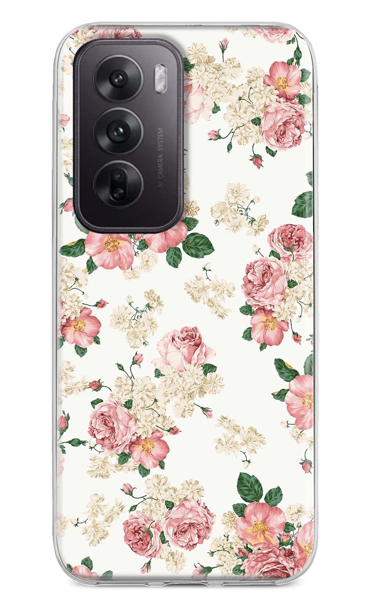 Flowers Oppo Reno12 5G Back Cover