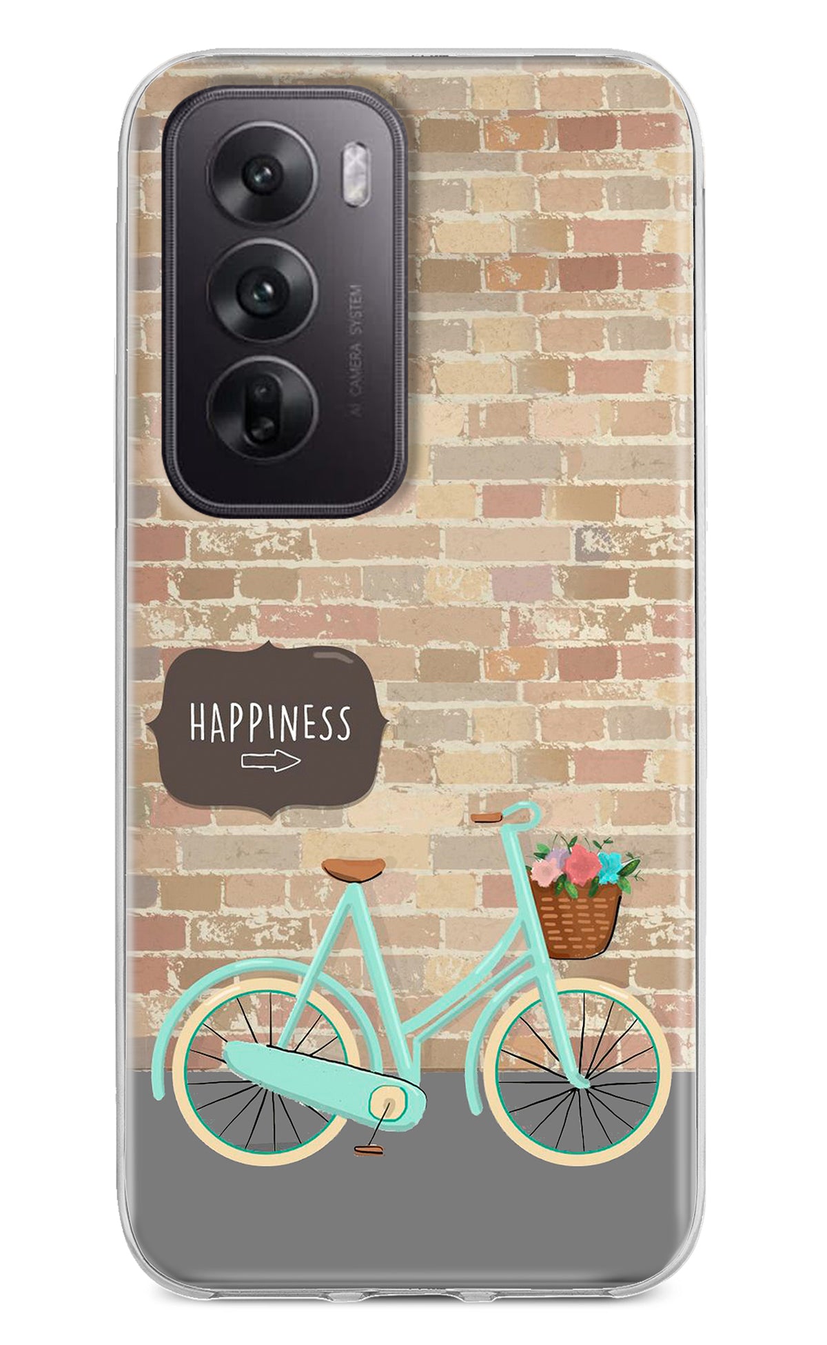 Happiness Artwork Oppo Reno12 5G Back Cover