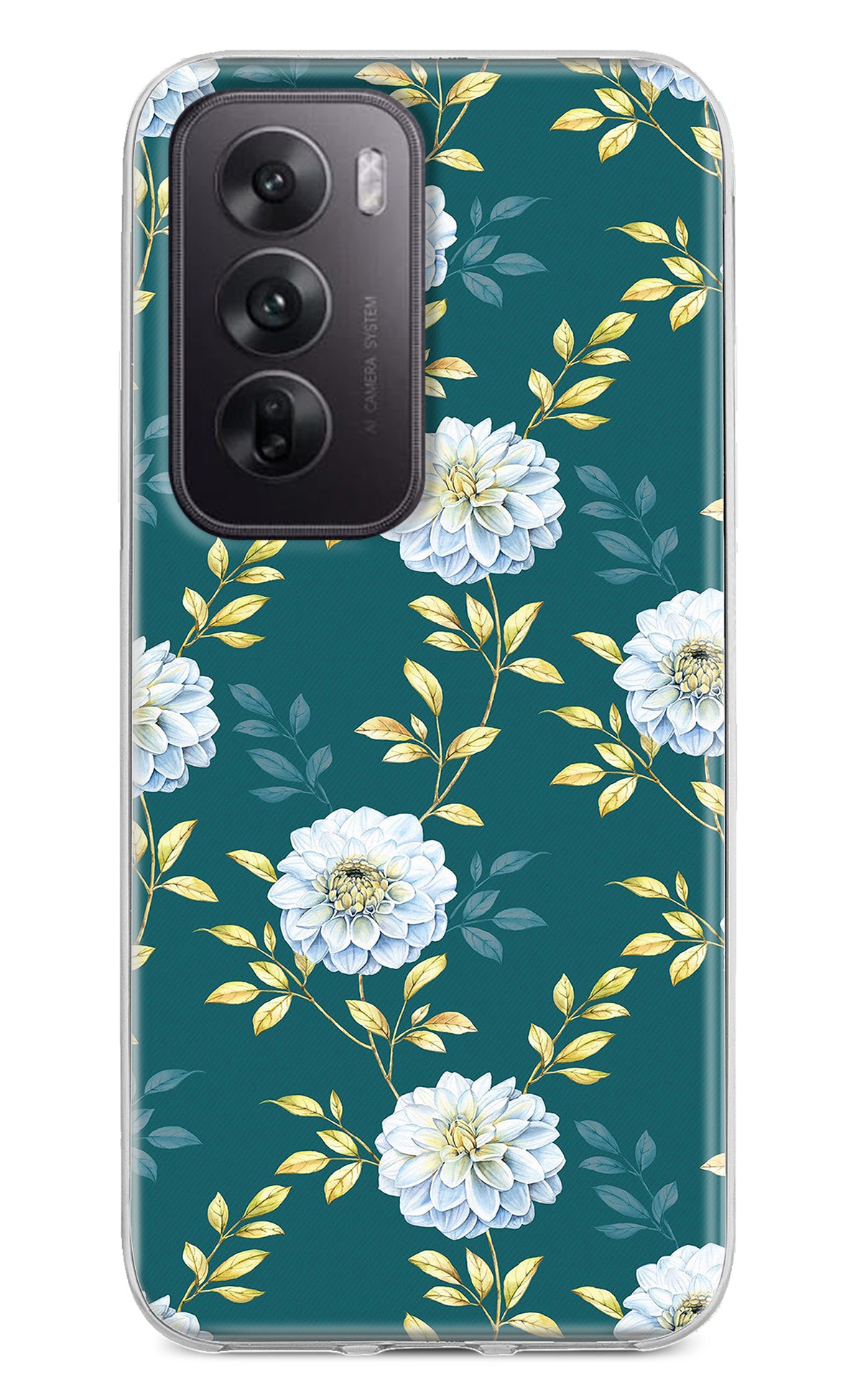 Flowers Oppo Reno12 5G Back Cover