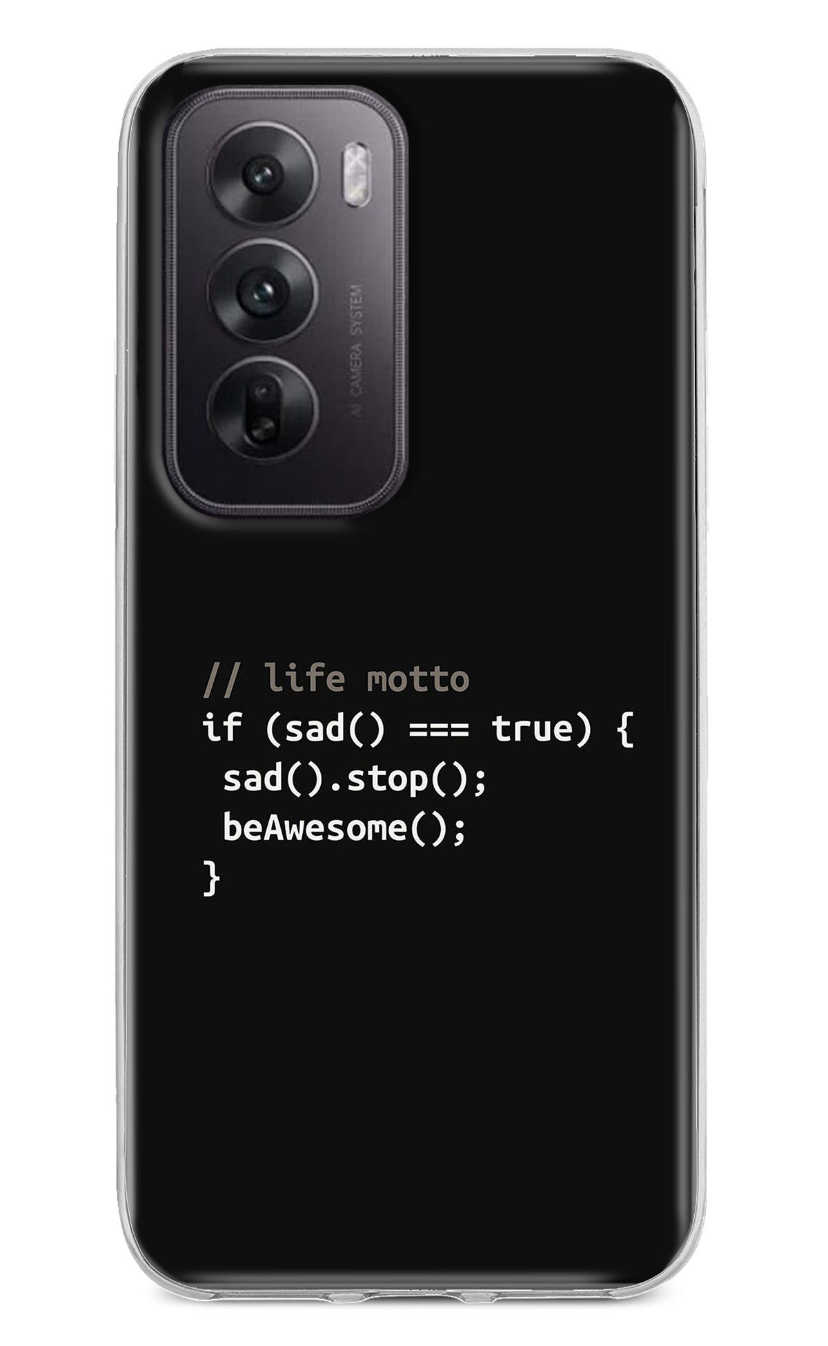 Life Motto Code Oppo Reno12 5G Back Cover