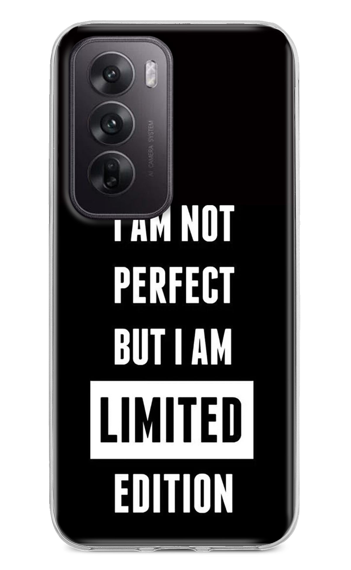 I Am Not Perfect But I Am Limited Edition Oppo Reno12 5G Back Cover