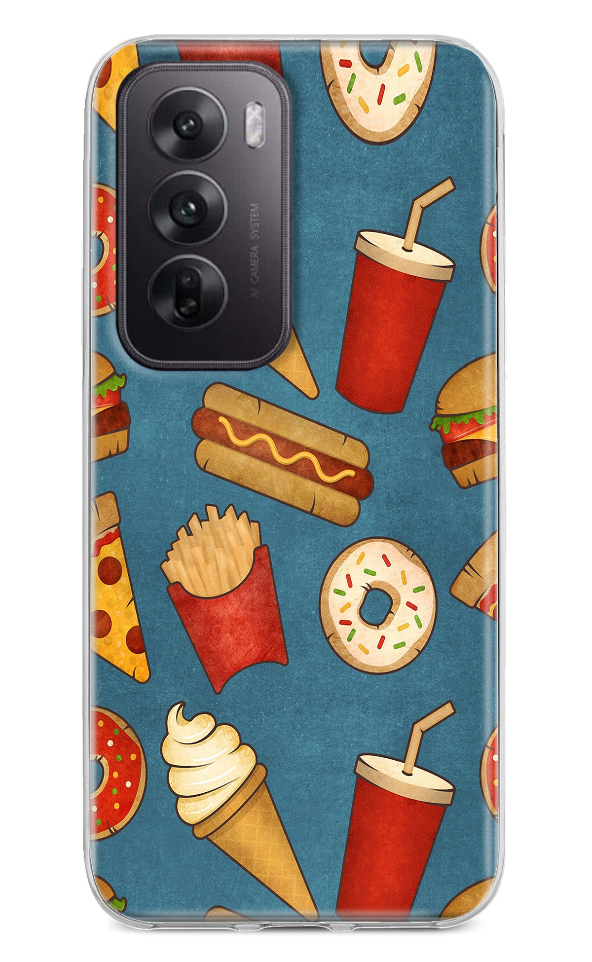 Foodie Oppo Reno12 5G Back Cover