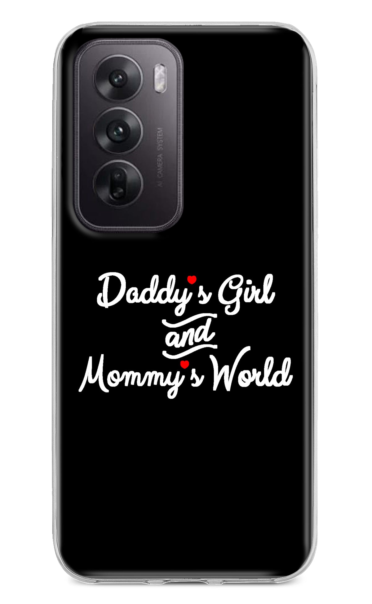 Daddy's Girl and Mommy's World Oppo Reno12 5G Back Cover