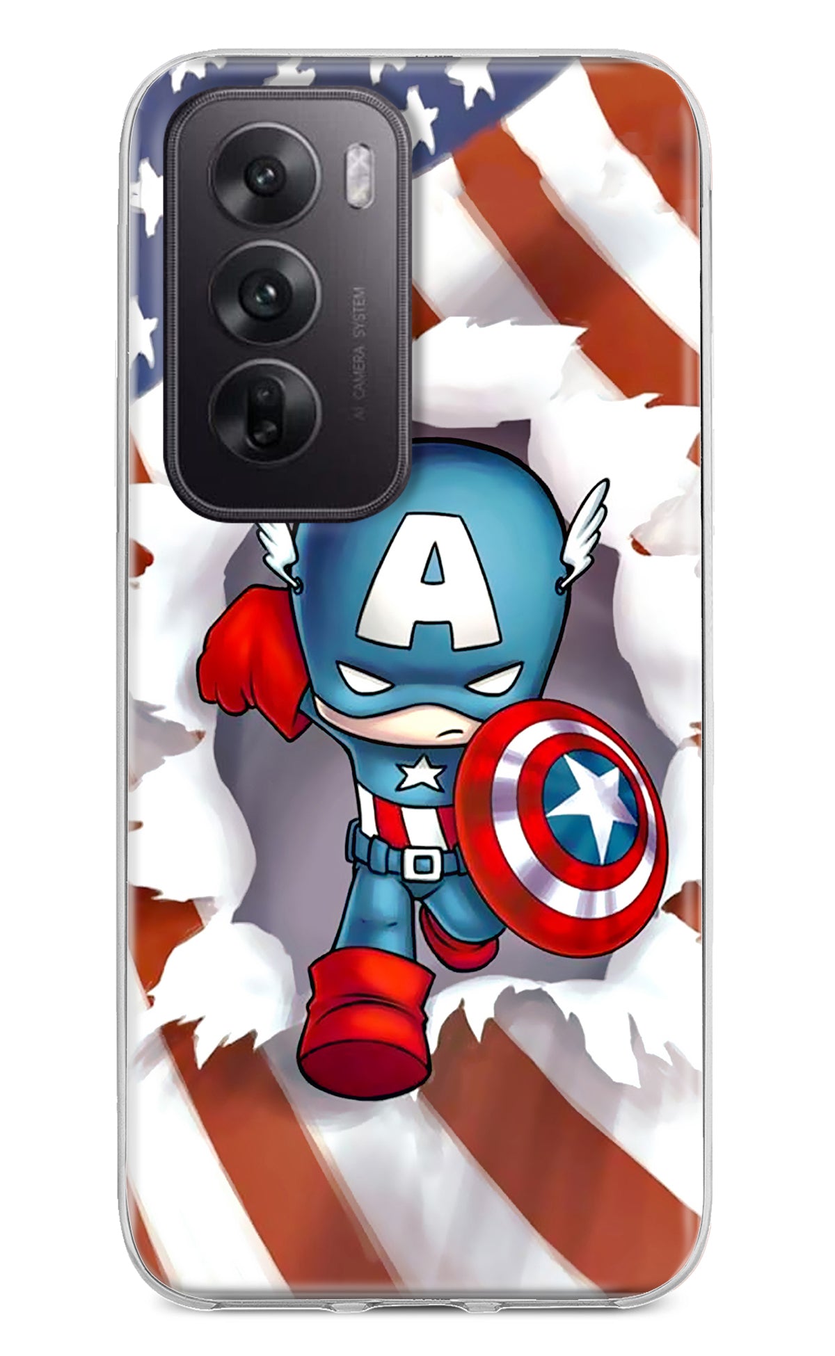 Captain America Oppo Reno12 5G Back Cover