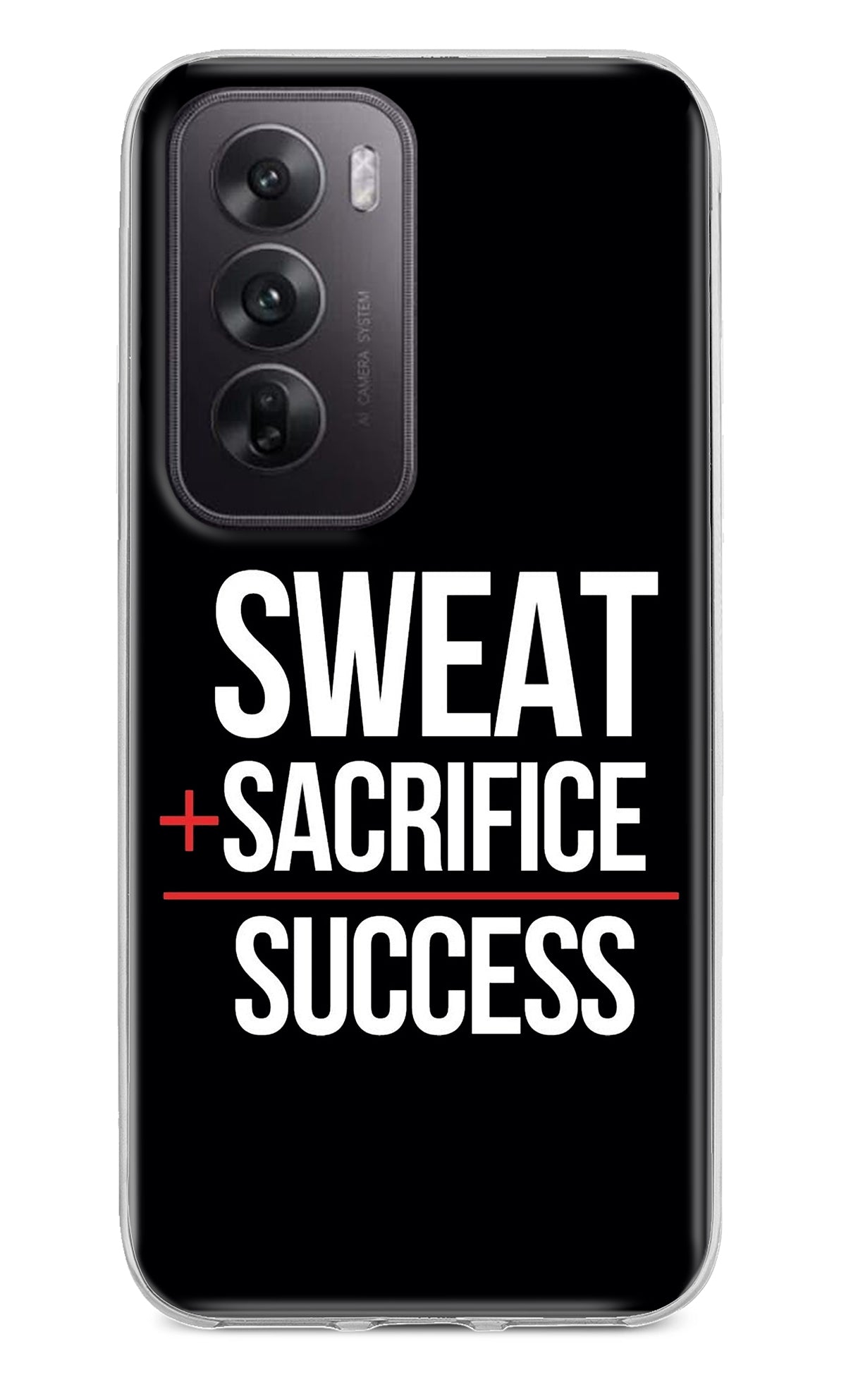 Sweat Sacrifice Success Oppo Reno12 5G Back Cover