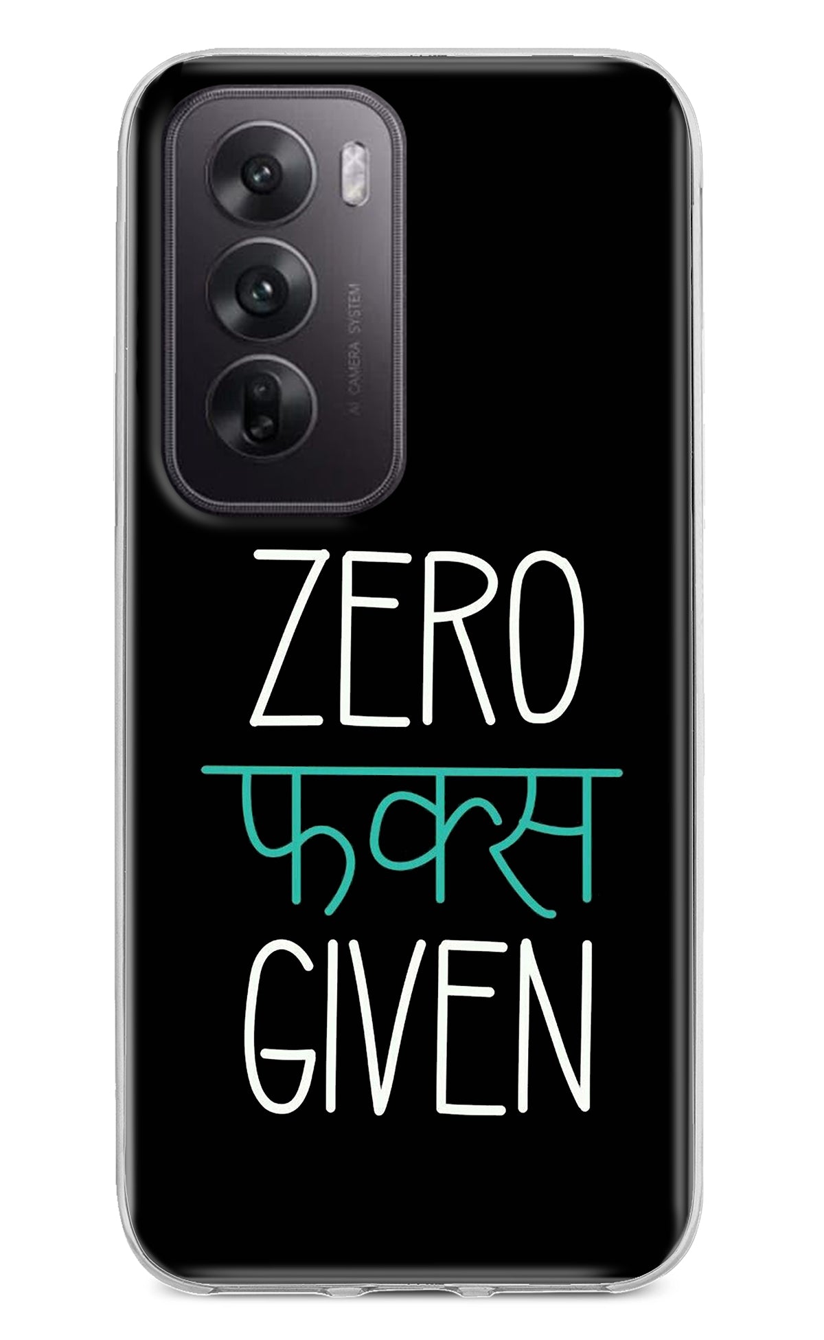 Zero Fucks Given Oppo Reno12 5G Back Cover