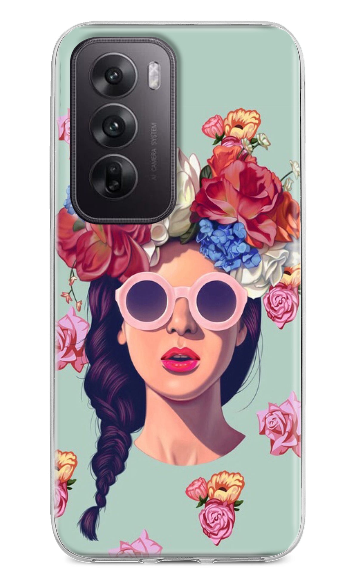 Pretty Girl Oppo Reno12 5G Back Cover