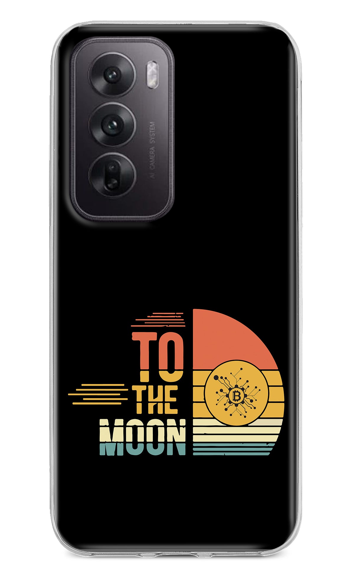 To the Moon Oppo Reno12 5G Back Cover