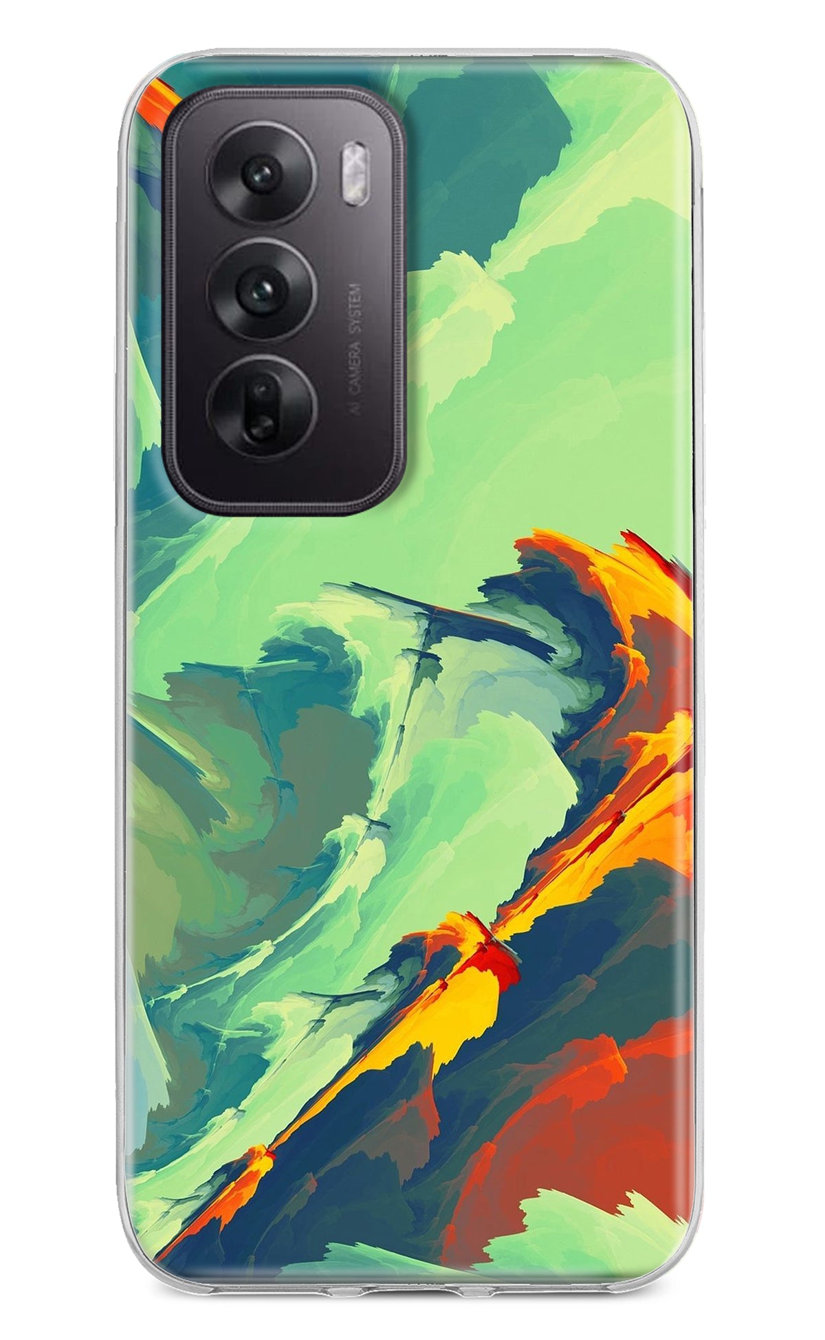 Paint Art Oppo Reno12 5G Back Cover