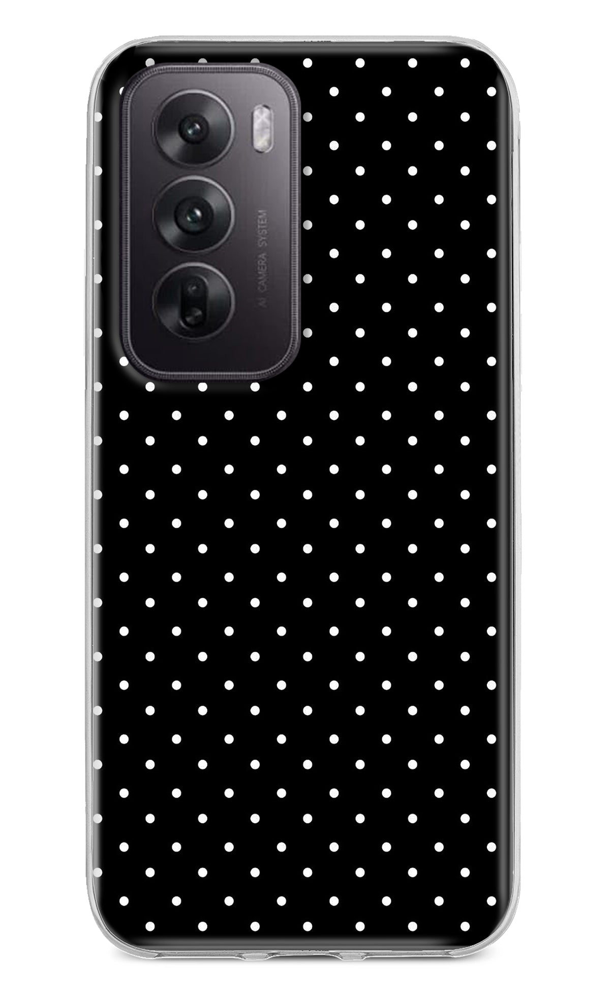 White Dots Oppo Reno12 5G Back Cover