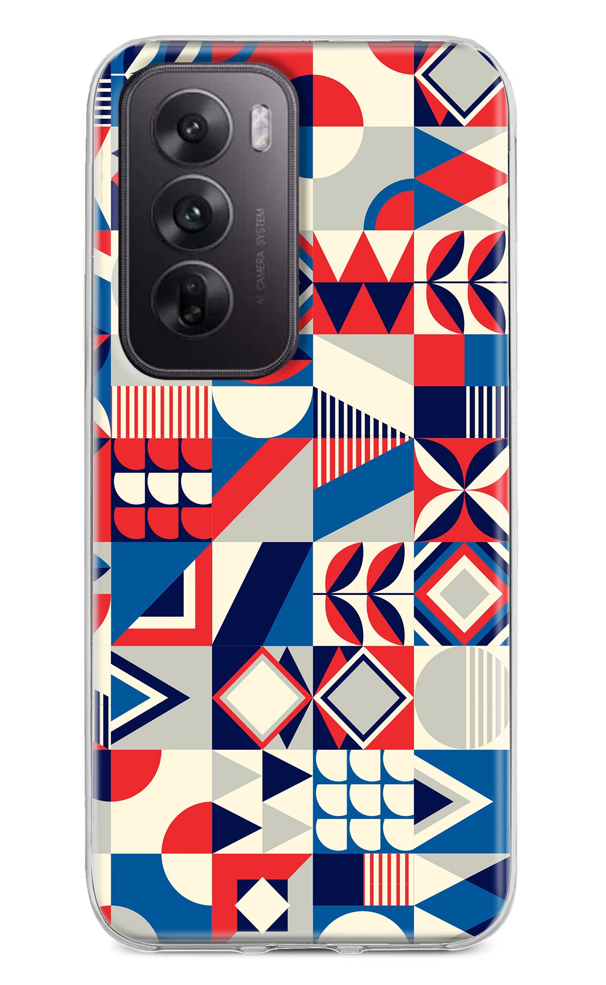 Colorful Pattern Oppo Reno12 5G Back Cover