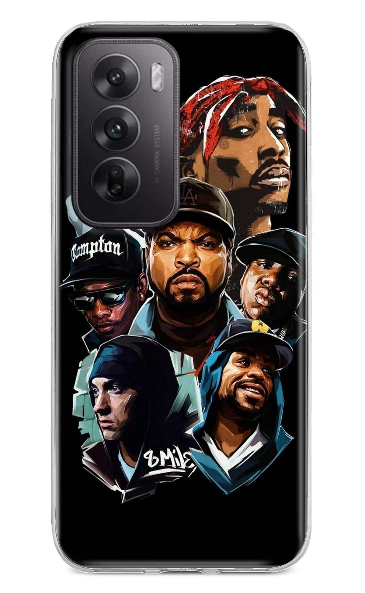 Rappers Oppo Reno12 5G Back Cover