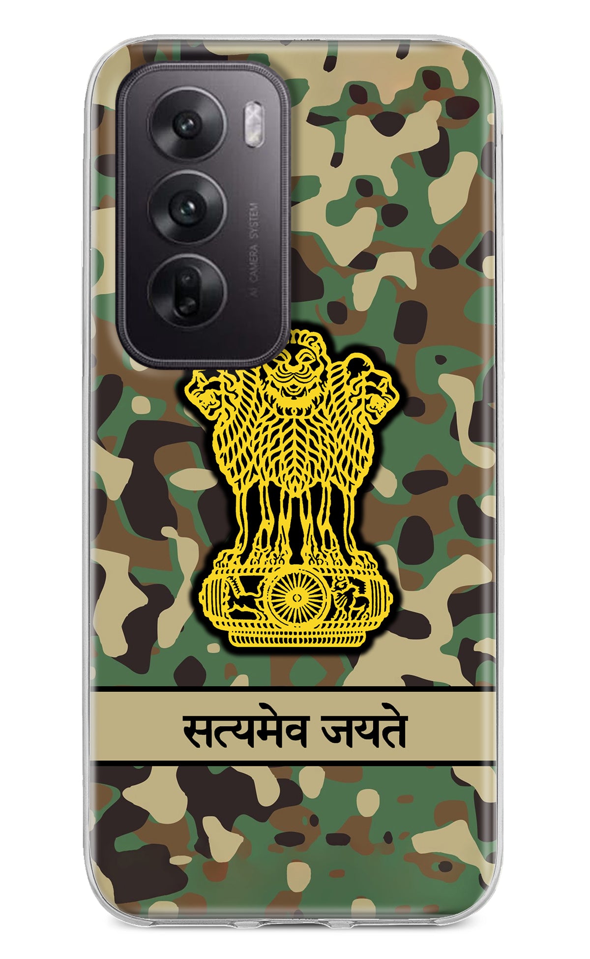 Satyamev Jayate Army Oppo Reno12 5G Back Cover