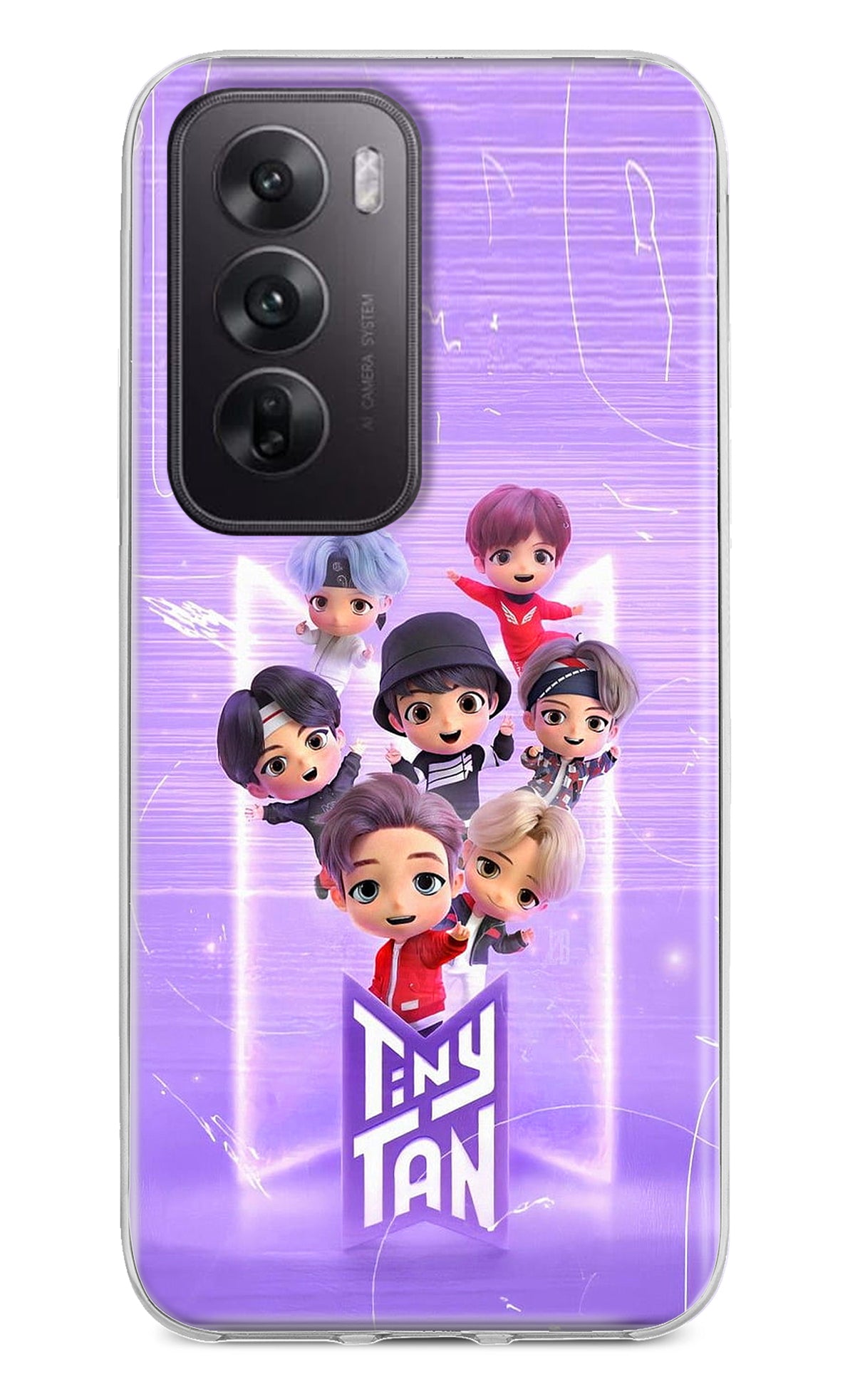 BTS Tiny Tan Oppo Reno12 5G Back Cover