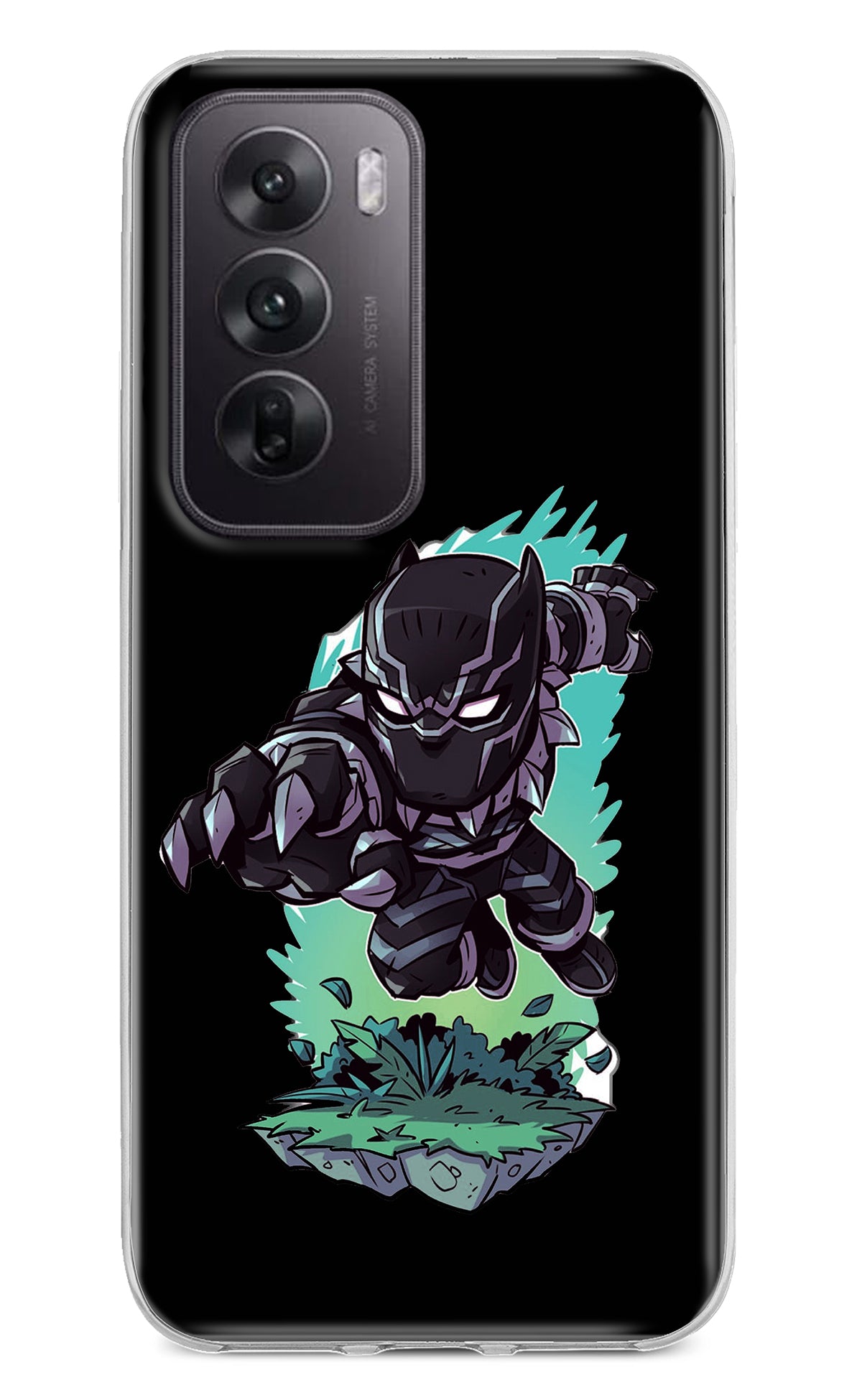 Black Panther Oppo Reno12 5G Back Cover