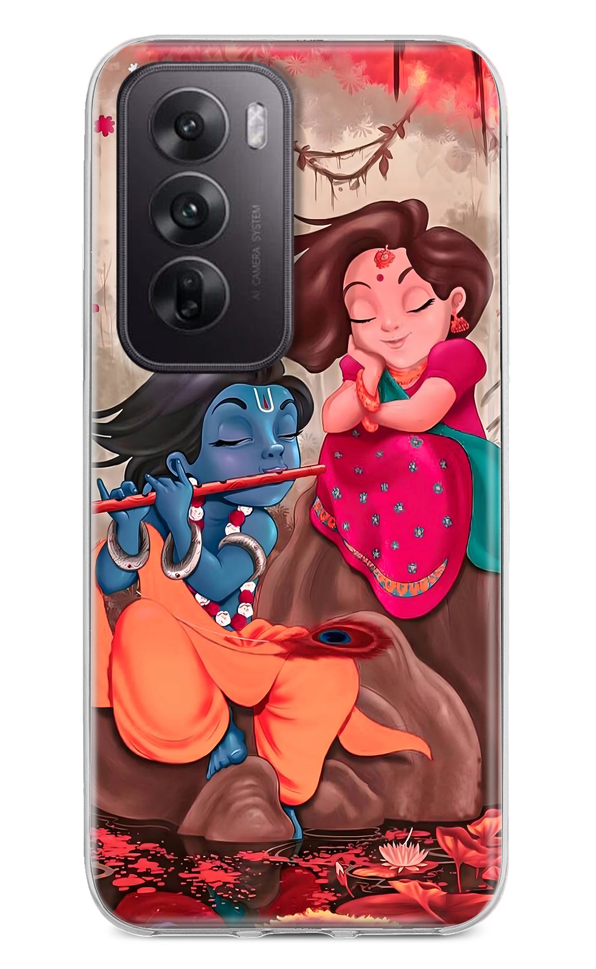 Radhe Krishna Oppo Reno12 5G Back Cover