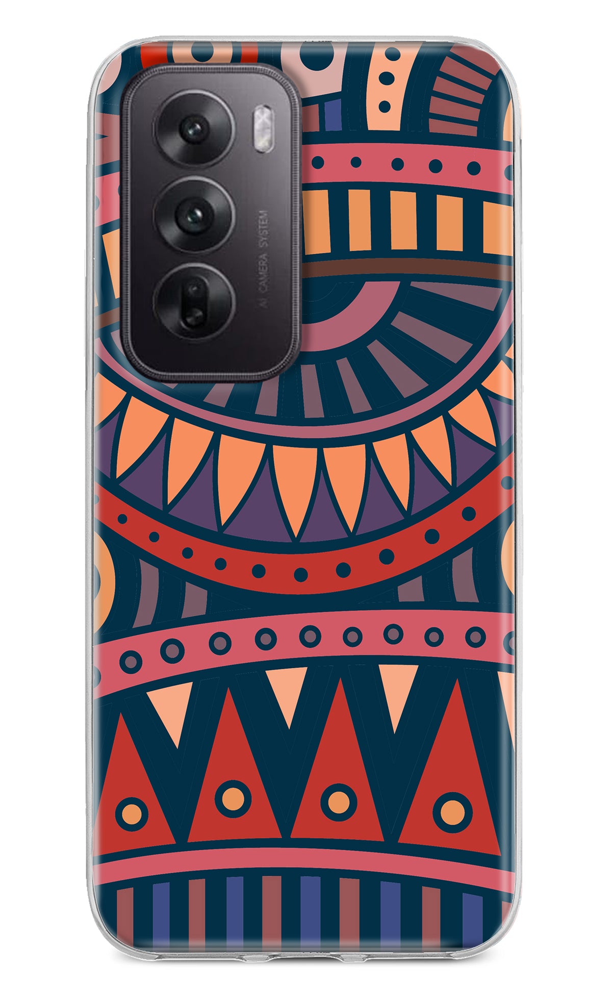 African Culture Design Oppo Reno12 5G Back Cover