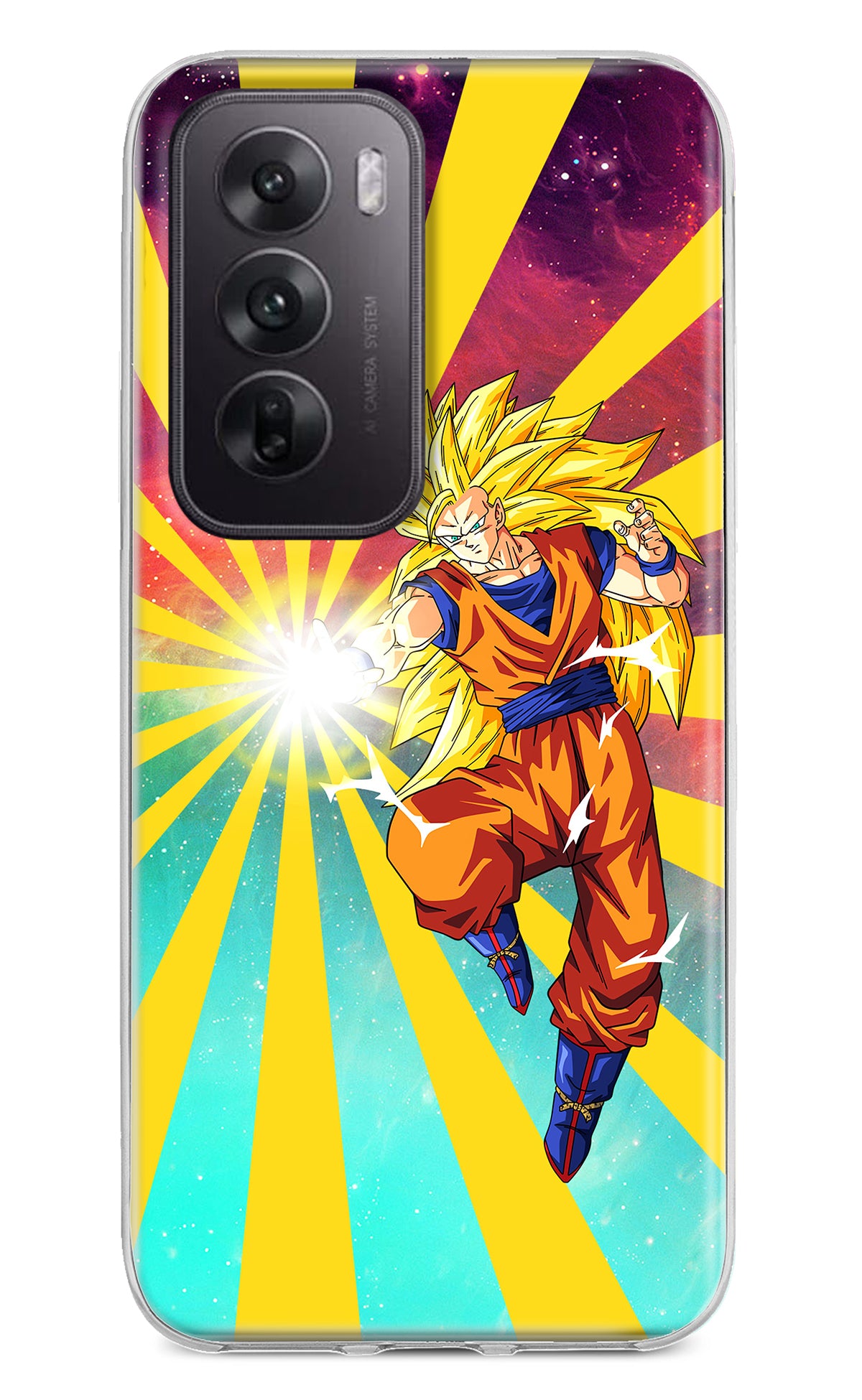 Goku Super Saiyan Oppo Reno12 5G Back Cover