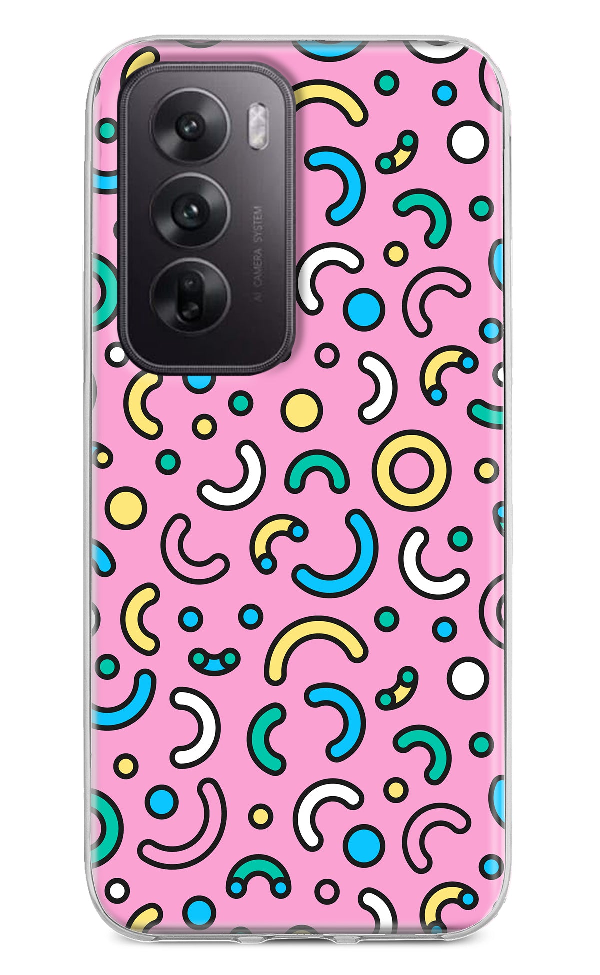 Memphis Design Oppo Reno12 5G Back Cover