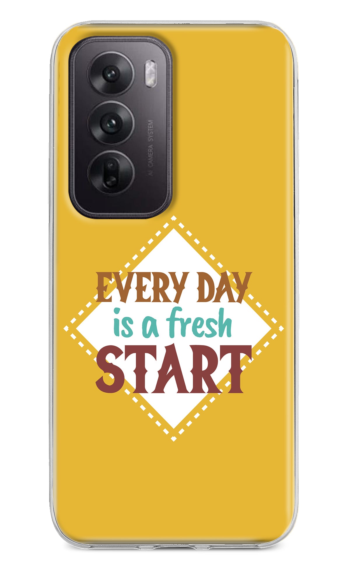 Every day is a Fresh Start Oppo Reno12 5G Back Cover