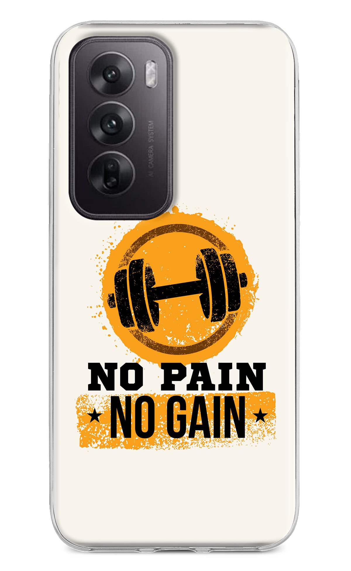 No Pain No Gain Oppo Reno12 5G Back Cover