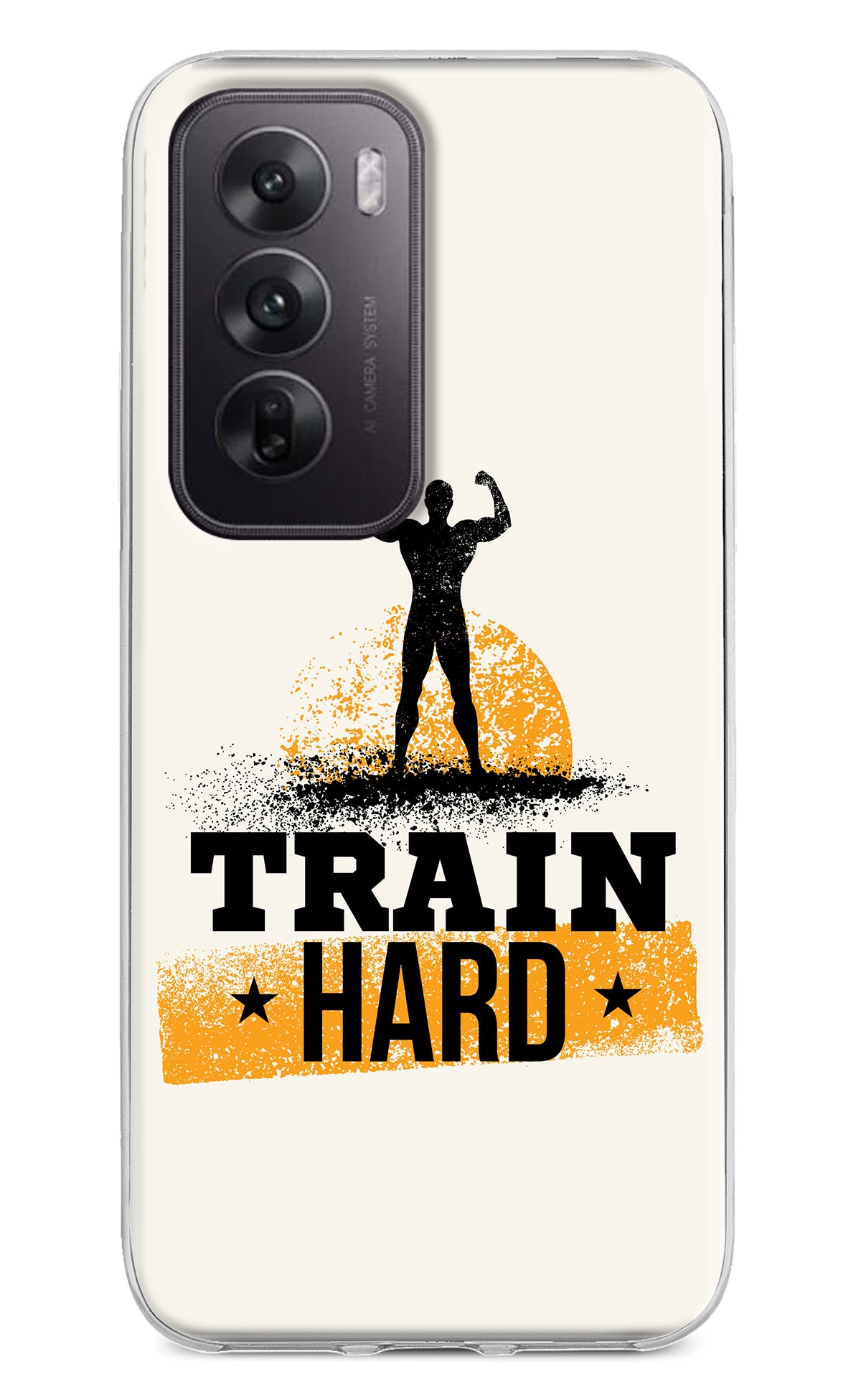 Train Hard Oppo Reno12 5G Back Cover