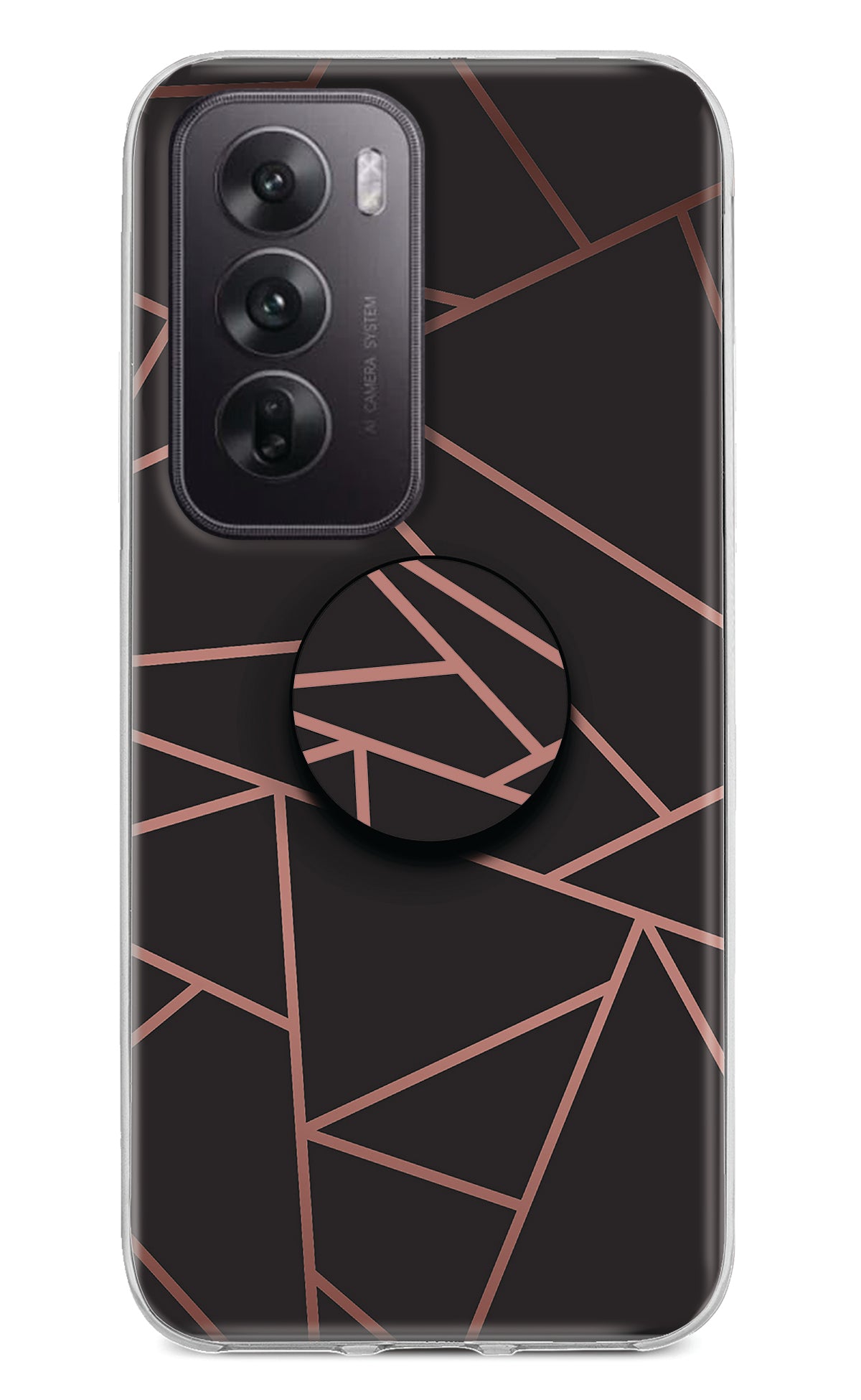 Geometric Pattern Oppo Reno12 5G Pop Case