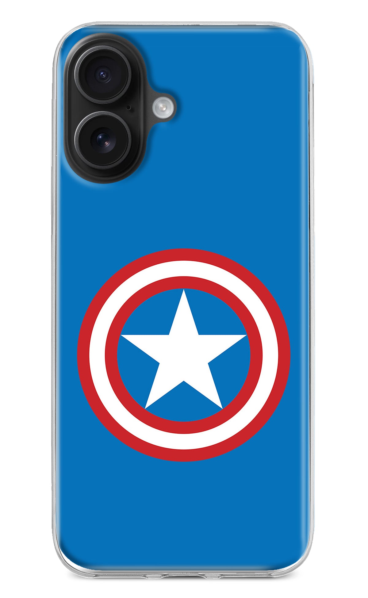 Captain America Logo iPhone 16 Back Cover