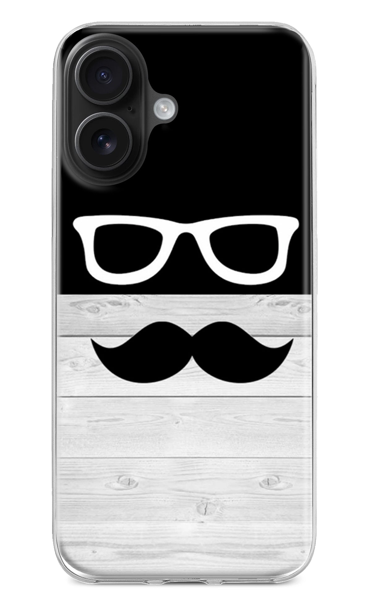 Mustache iPhone 16 Back Cover