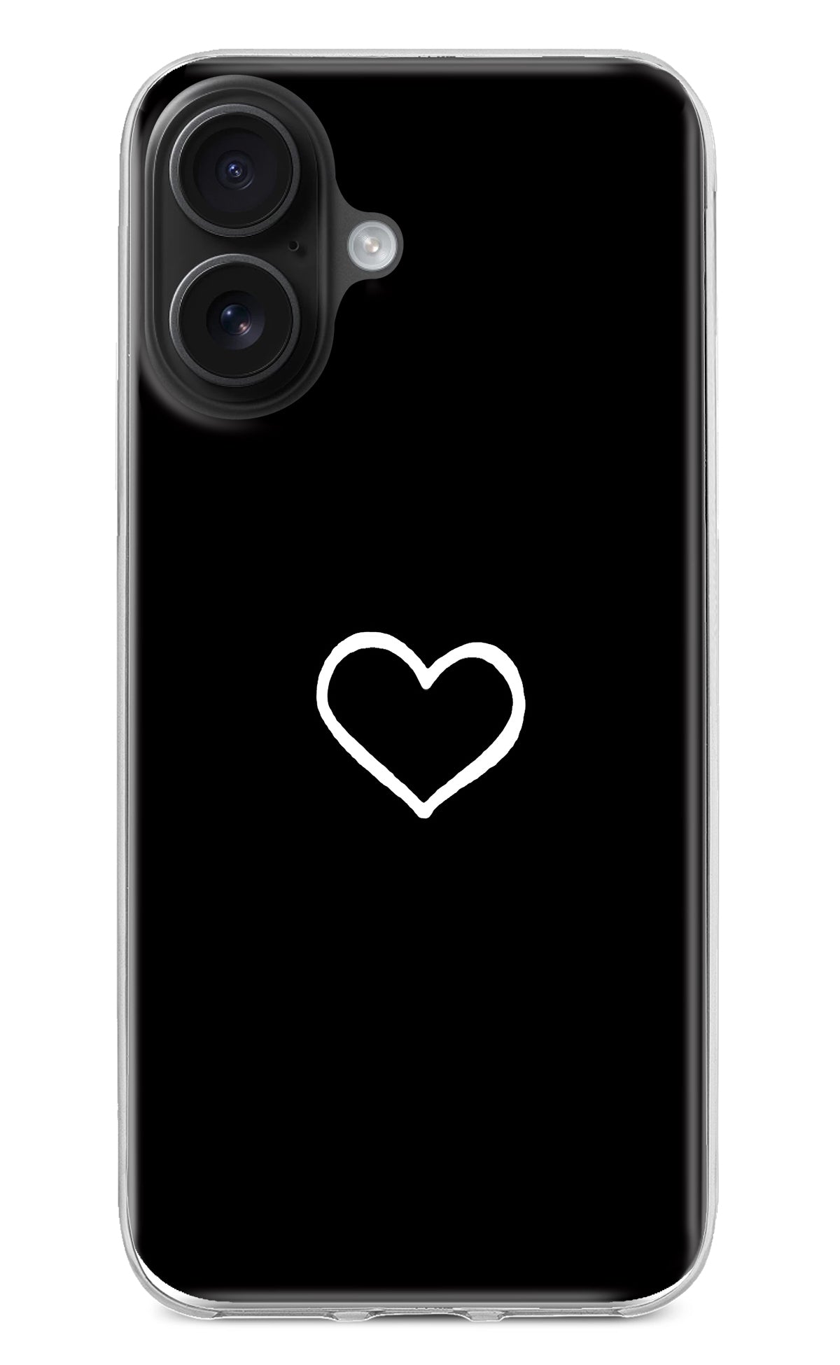 Heart iPhone 16 Back Cover