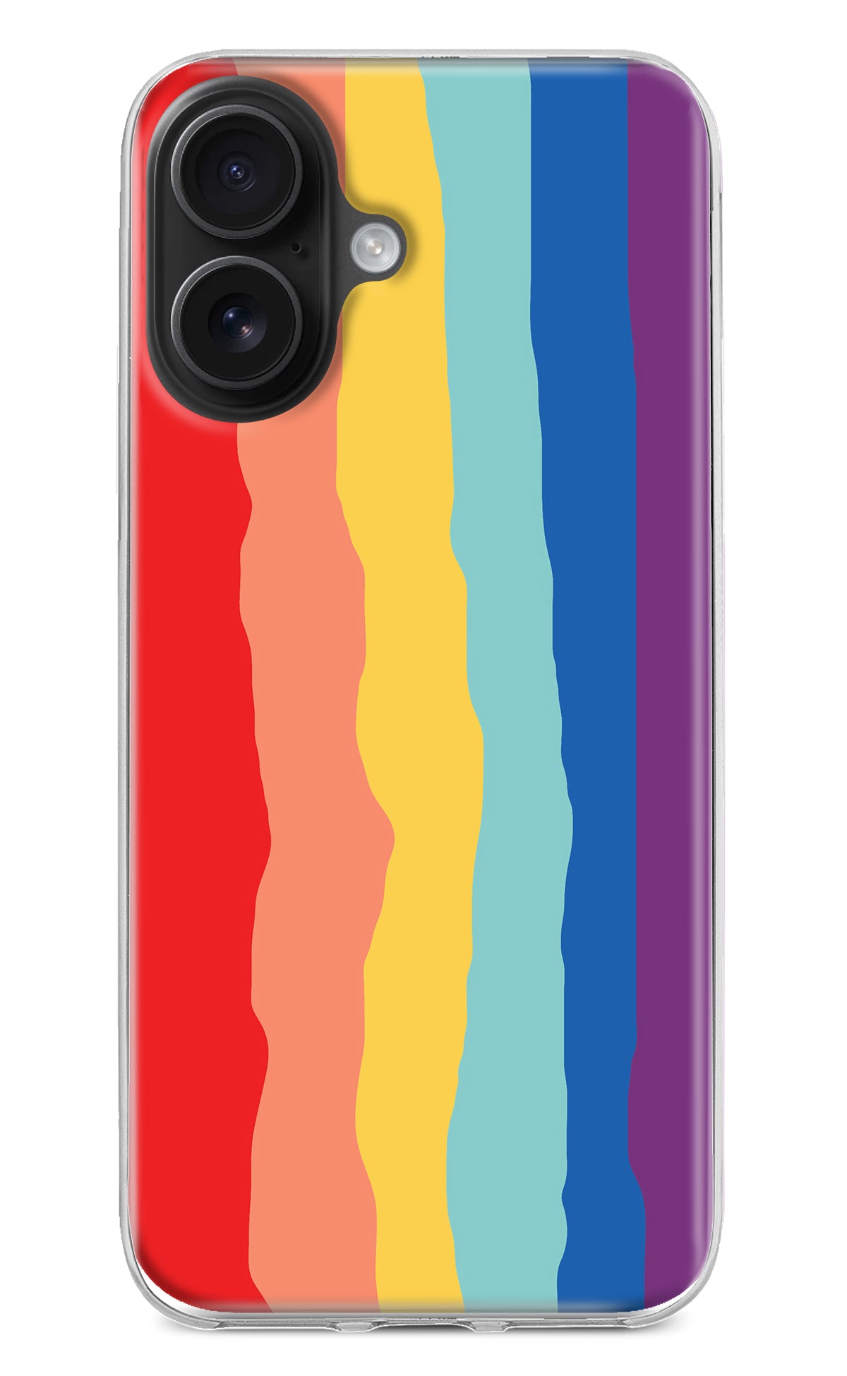 Rainbow iPhone 16 Back Cover