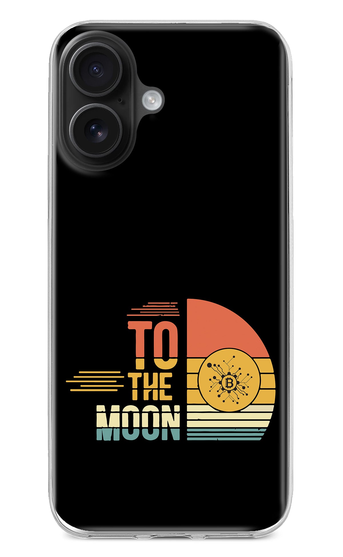 To the Moon iPhone 16 Back Cover