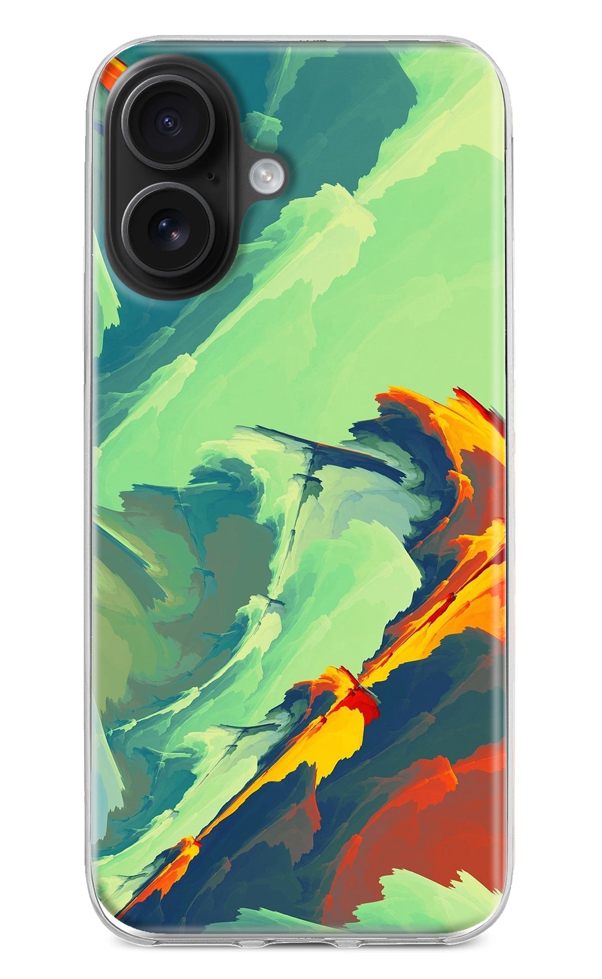 Paint Art iPhone 16 Back Cover