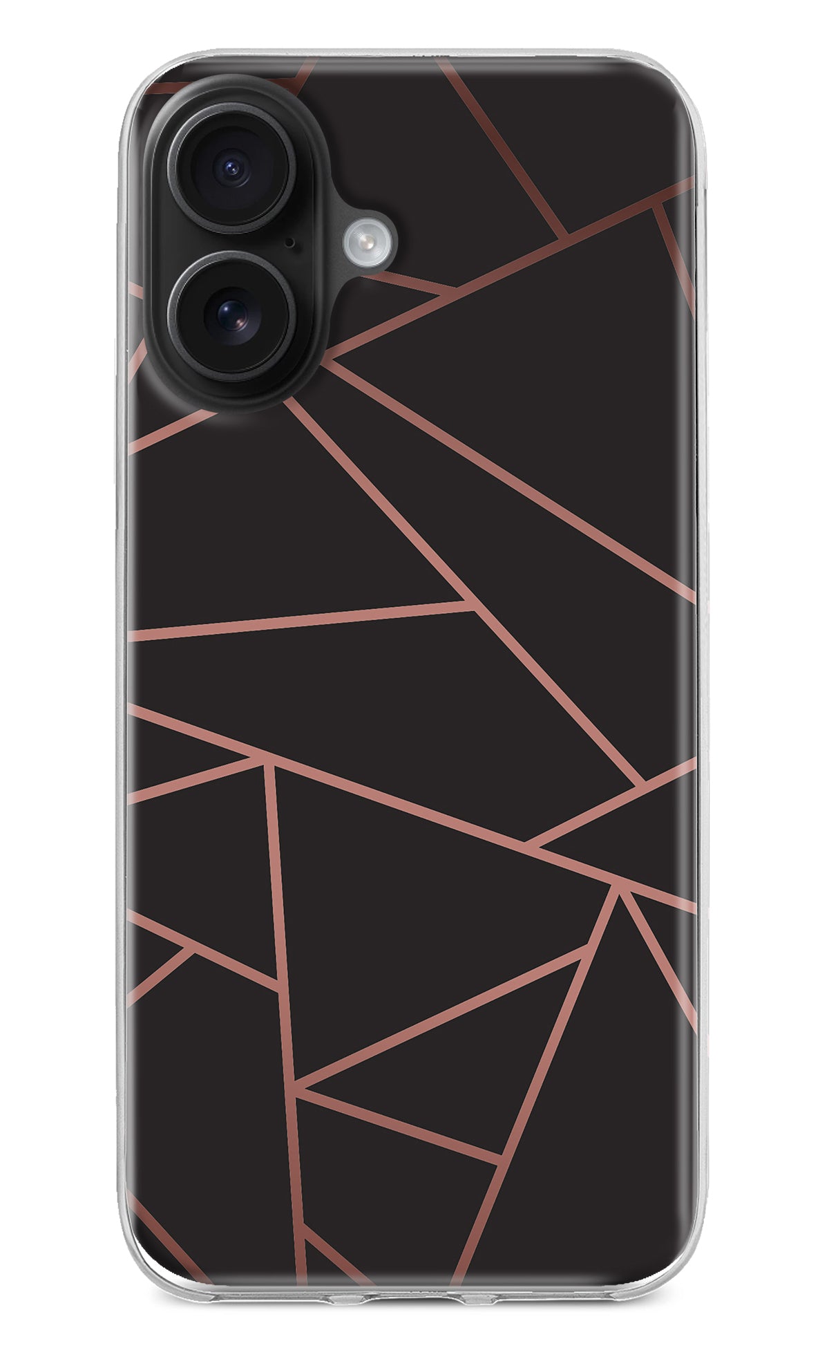 Geometric Pattern iPhone 16 Back Cover