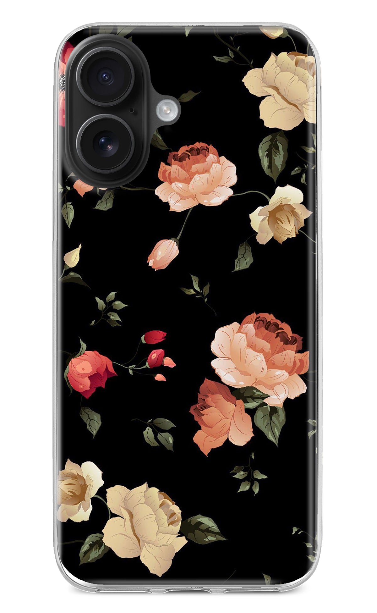 Flowers iPhone 16 Back Cover