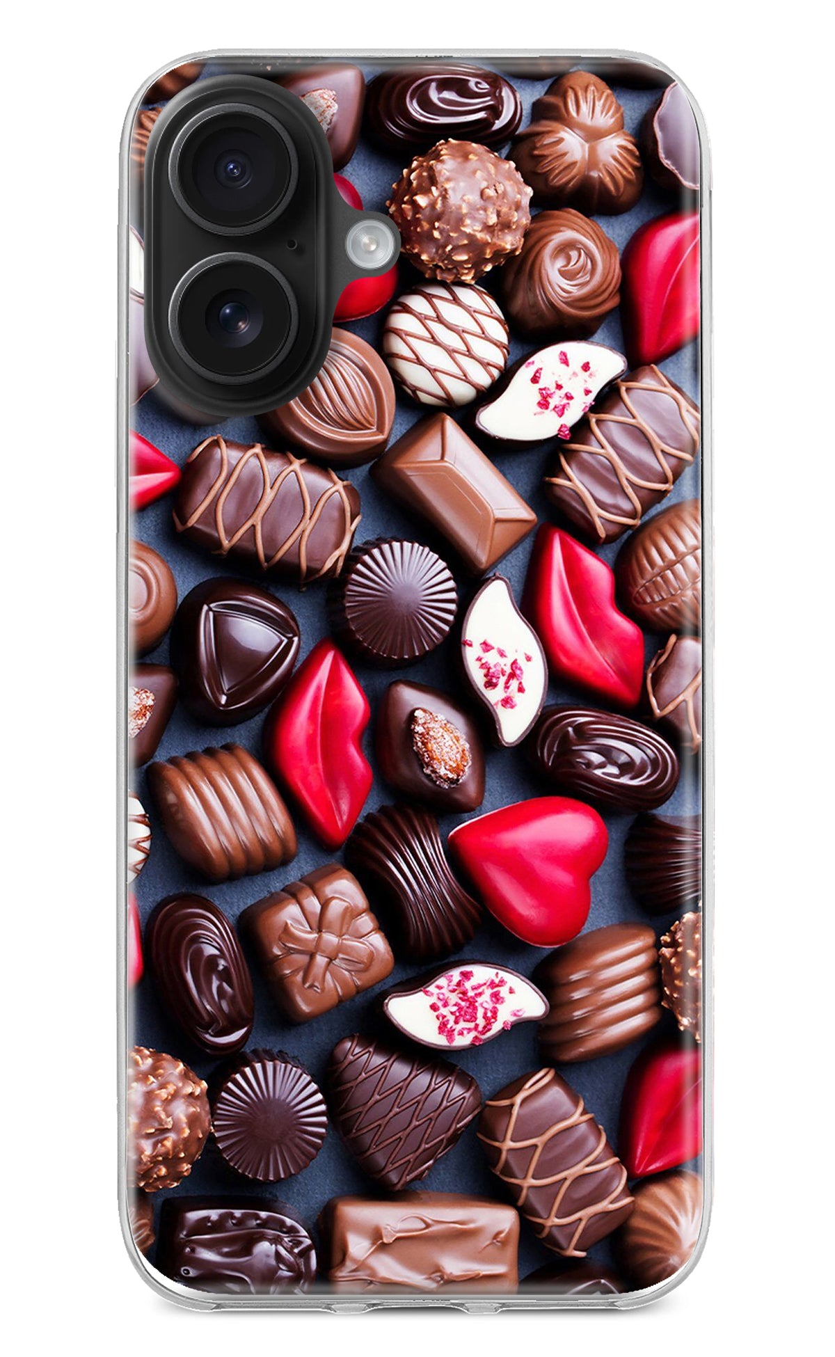 Chocolates iPhone 16 Back Cover