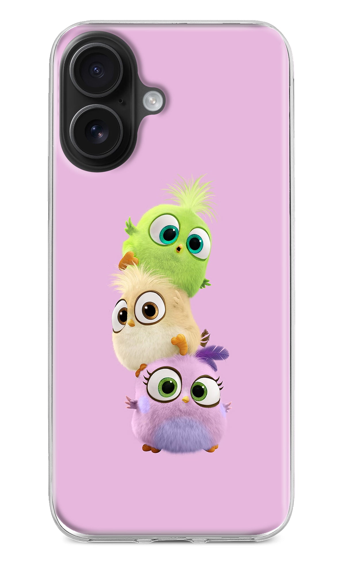 Cute Little Birds iPhone 16 Back Cover