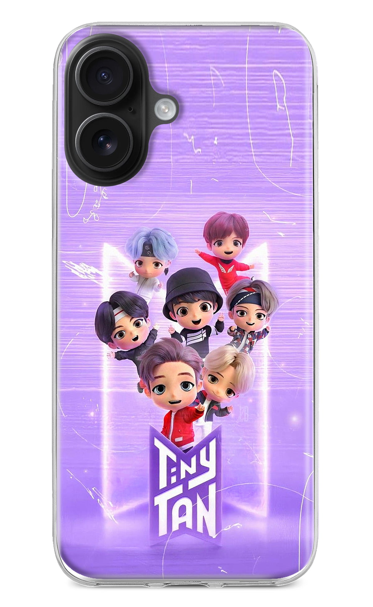 BTS Tiny Tan iPhone 16 Back Cover