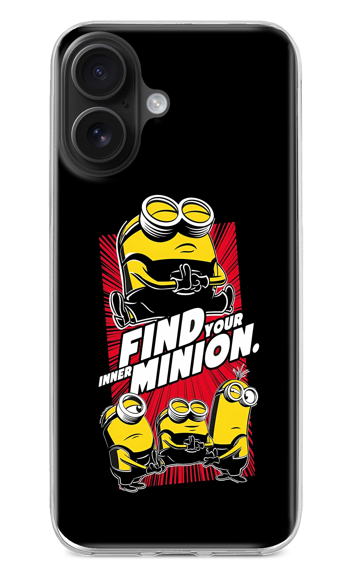 Find your inner Minion iPhone 16 Back Cover