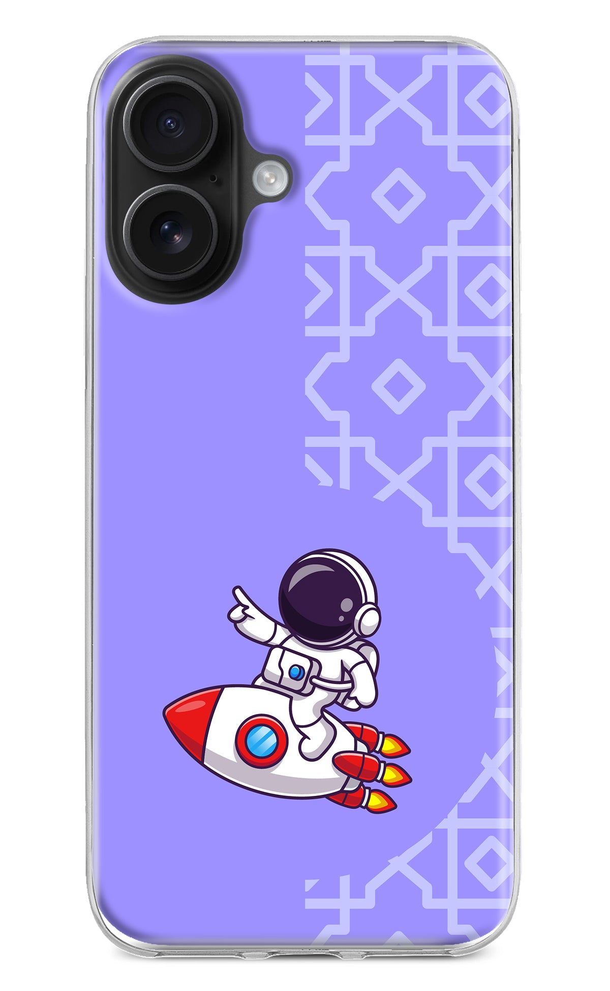 Cute Astronaut iPhone 16 Back Cover